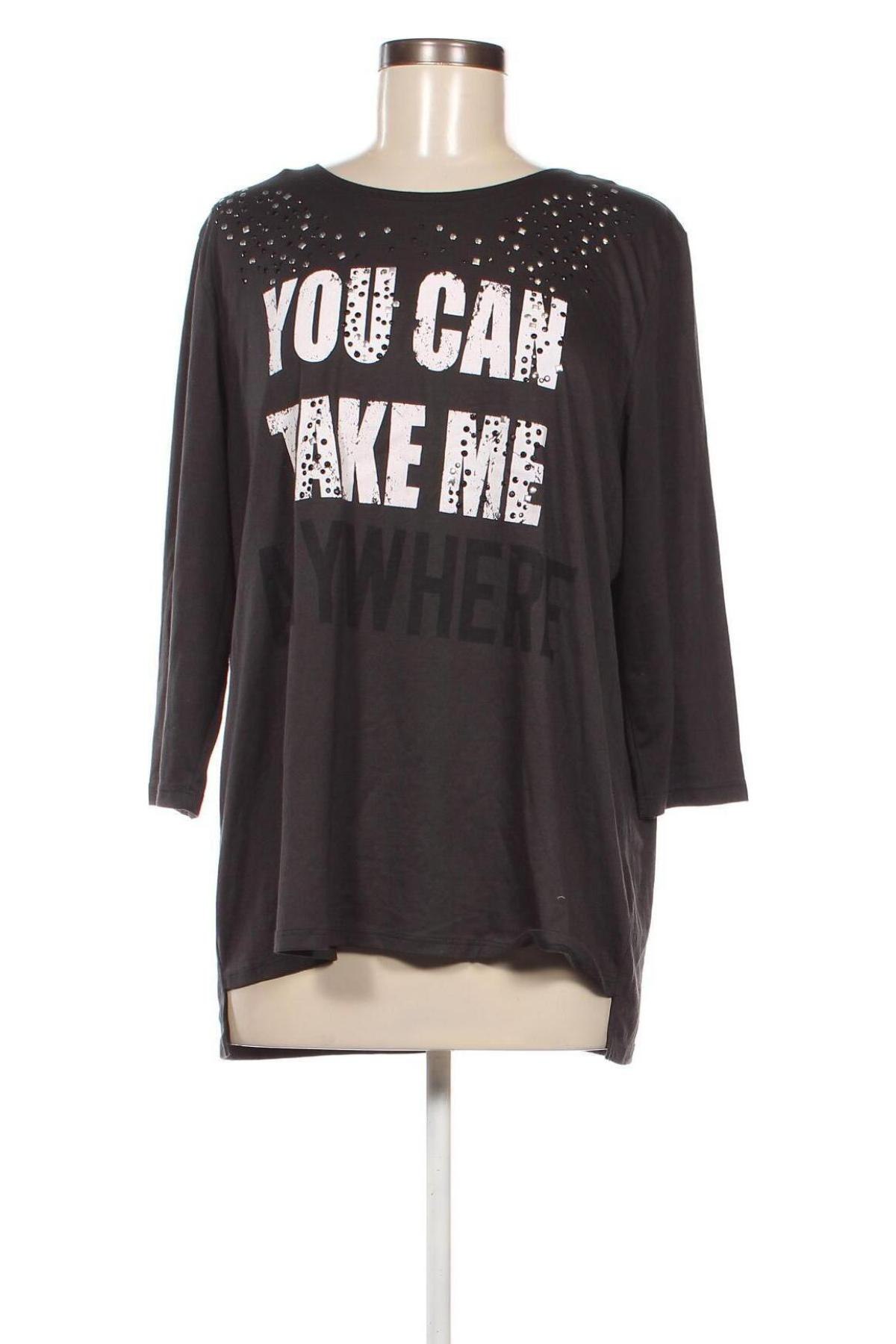 Γυναικεία μπλούζα Boyard, Μέγεθος XL, Χρώμα Γκρί, Τιμή 3,76 €