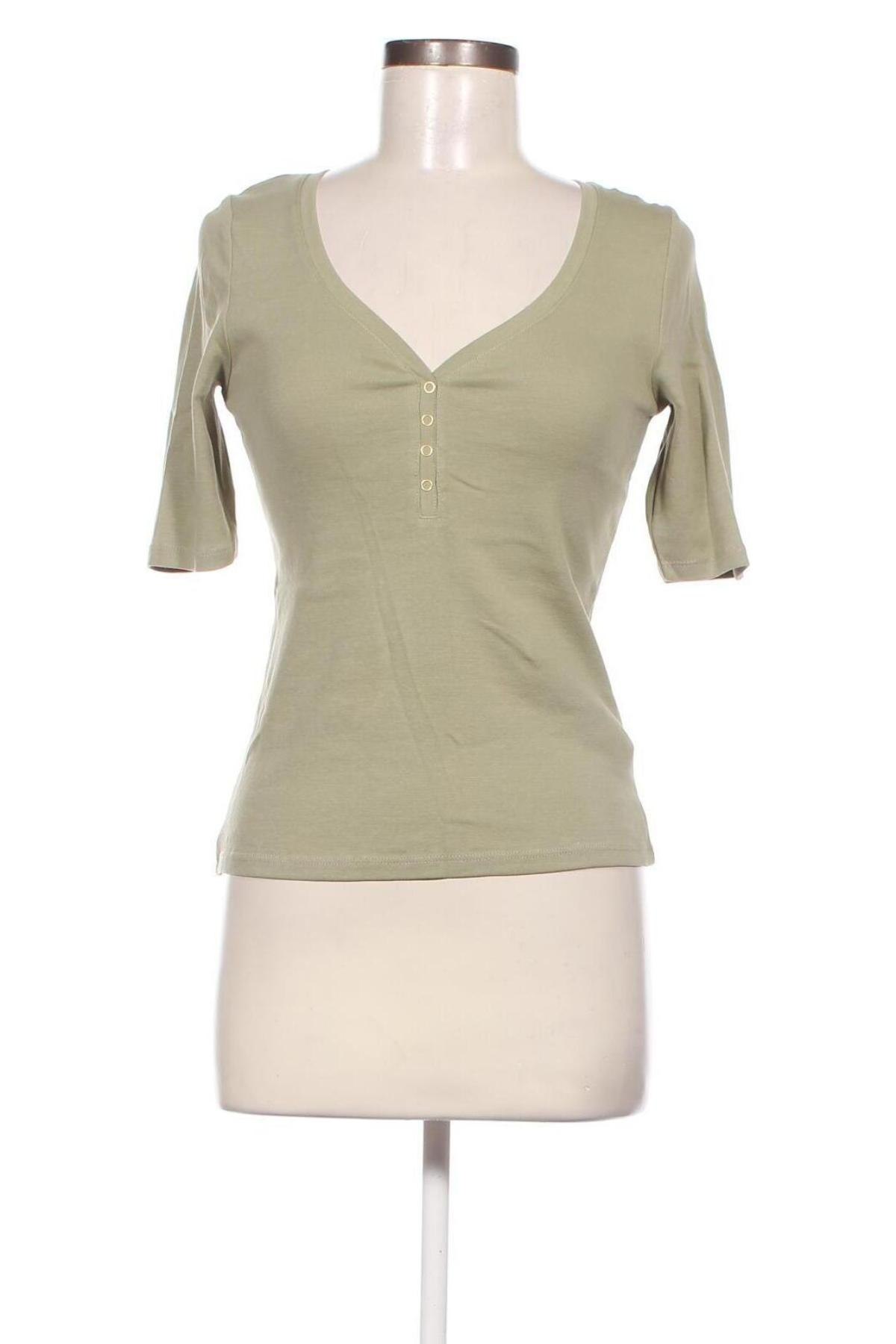 Дамска блуза Camaieu, Размер S, Цвят Зелен, Цена 9,30 лв.