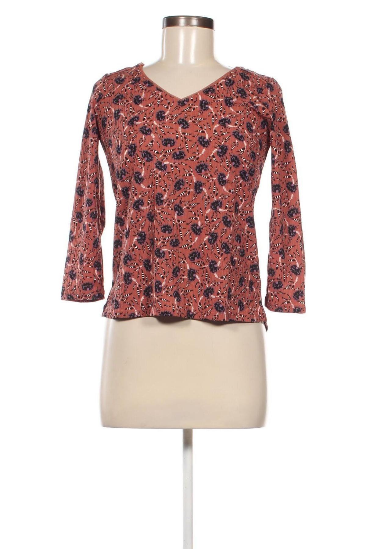 Γυναικεία μπλούζα Camaieu, Μέγεθος XS, Χρώμα Πορτοκαλί, Τιμή 3,04 €