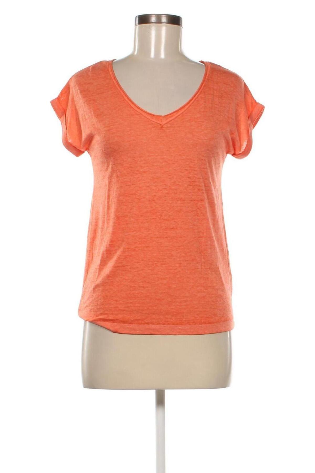Γυναικεία μπλούζα Camaieu, Μέγεθος XS, Χρώμα Πορτοκαλί, Τιμή 5,27 €