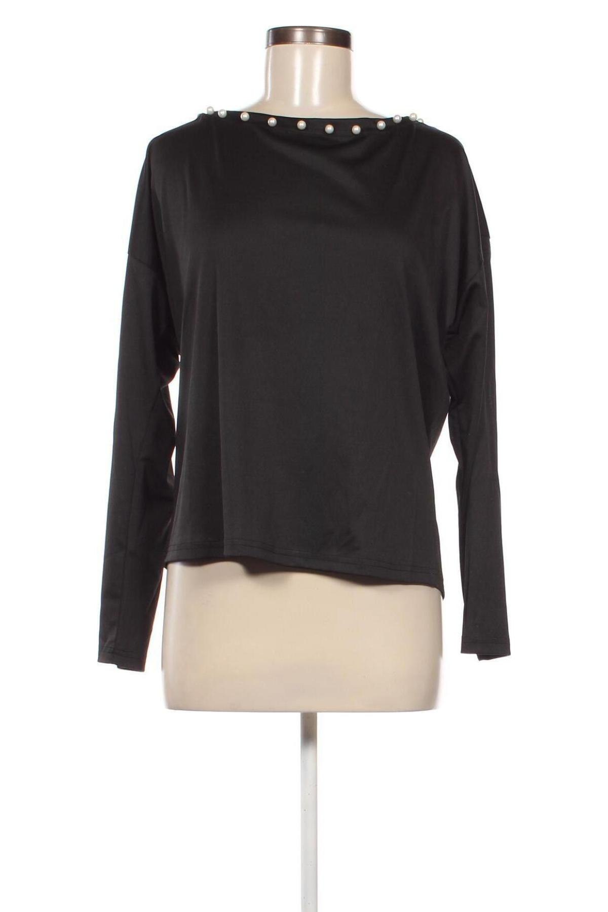 Γυναικεία μπλούζα ChicMe, Μέγεθος L, Χρώμα Μαύρο, Τιμή 2,59 €