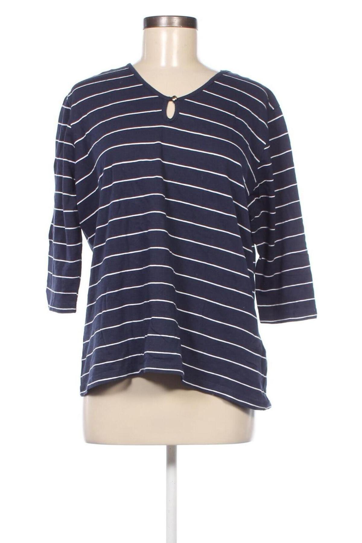 Γυναικεία μπλούζα Clarina Collection, Μέγεθος XXL, Χρώμα Μπλέ, Τιμή 11,05 €