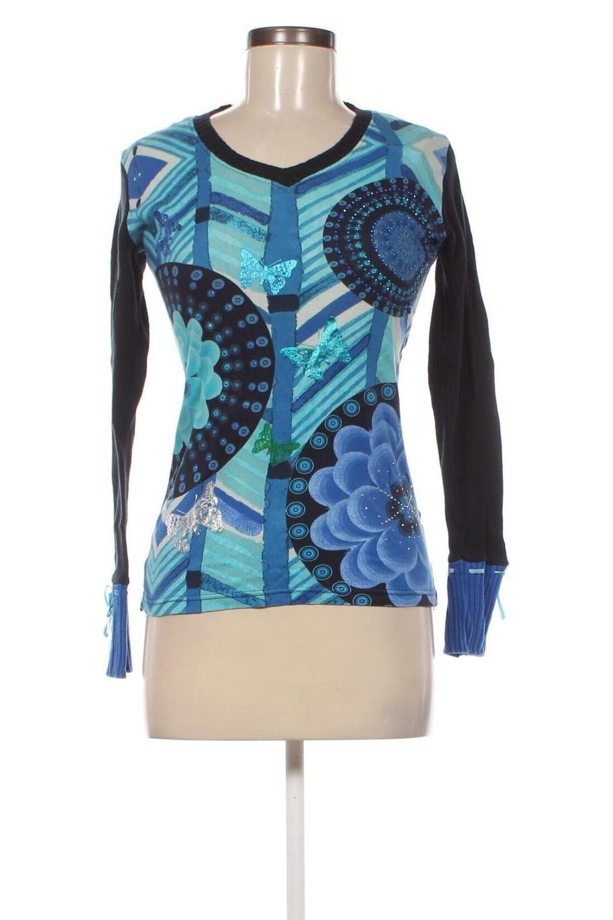 Damen Shirt Desigual, Größe S, Farbe Blau, Preis 24,55 €