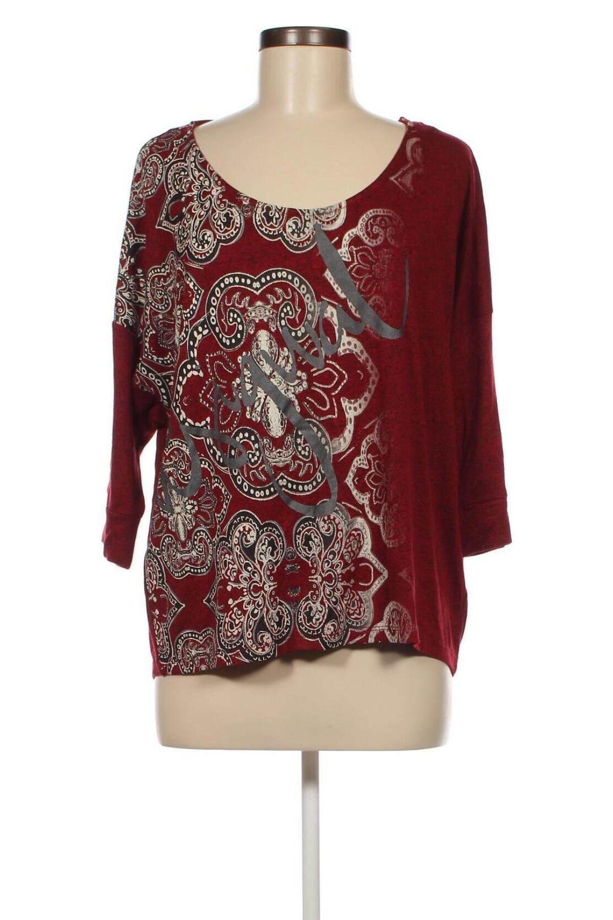 Γυναικεία μπλούζα Desigual, Μέγεθος M, Χρώμα Κόκκινο, Τιμή 46,21 €