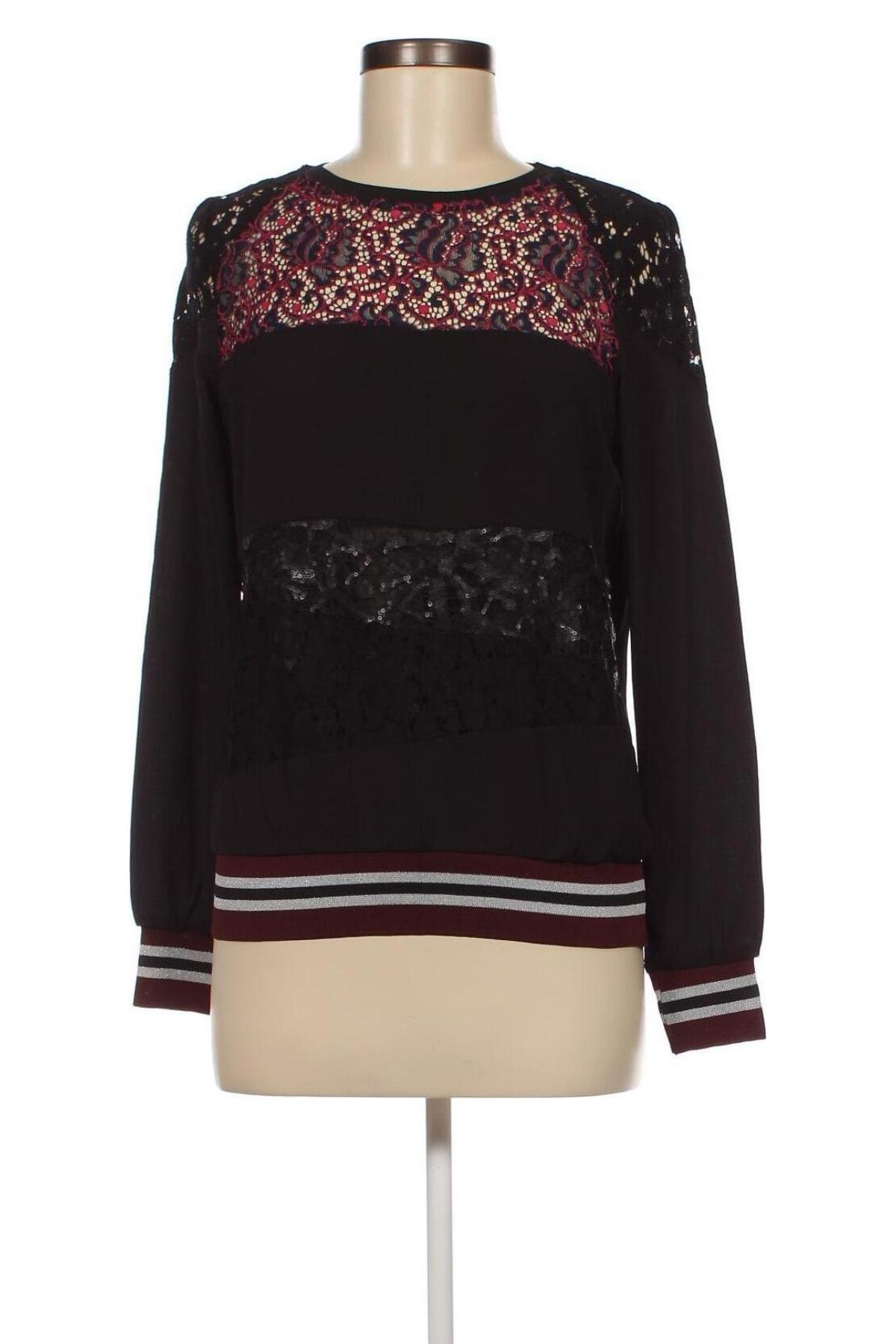 Γυναικεία μπλούζα Desigual, Μέγεθος S, Χρώμα Μαύρο, Τιμή 55,67 €