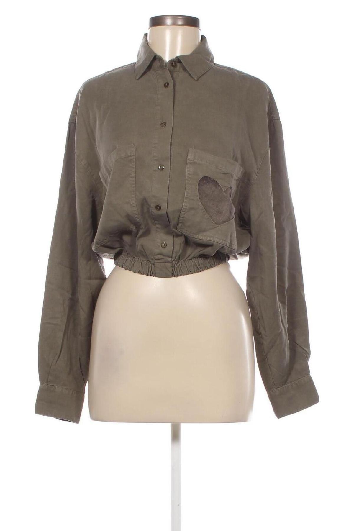 Γυναικεία μπλούζα Desigual, Μέγεθος M, Χρώμα Πράσινο, Τιμή 31,73 €