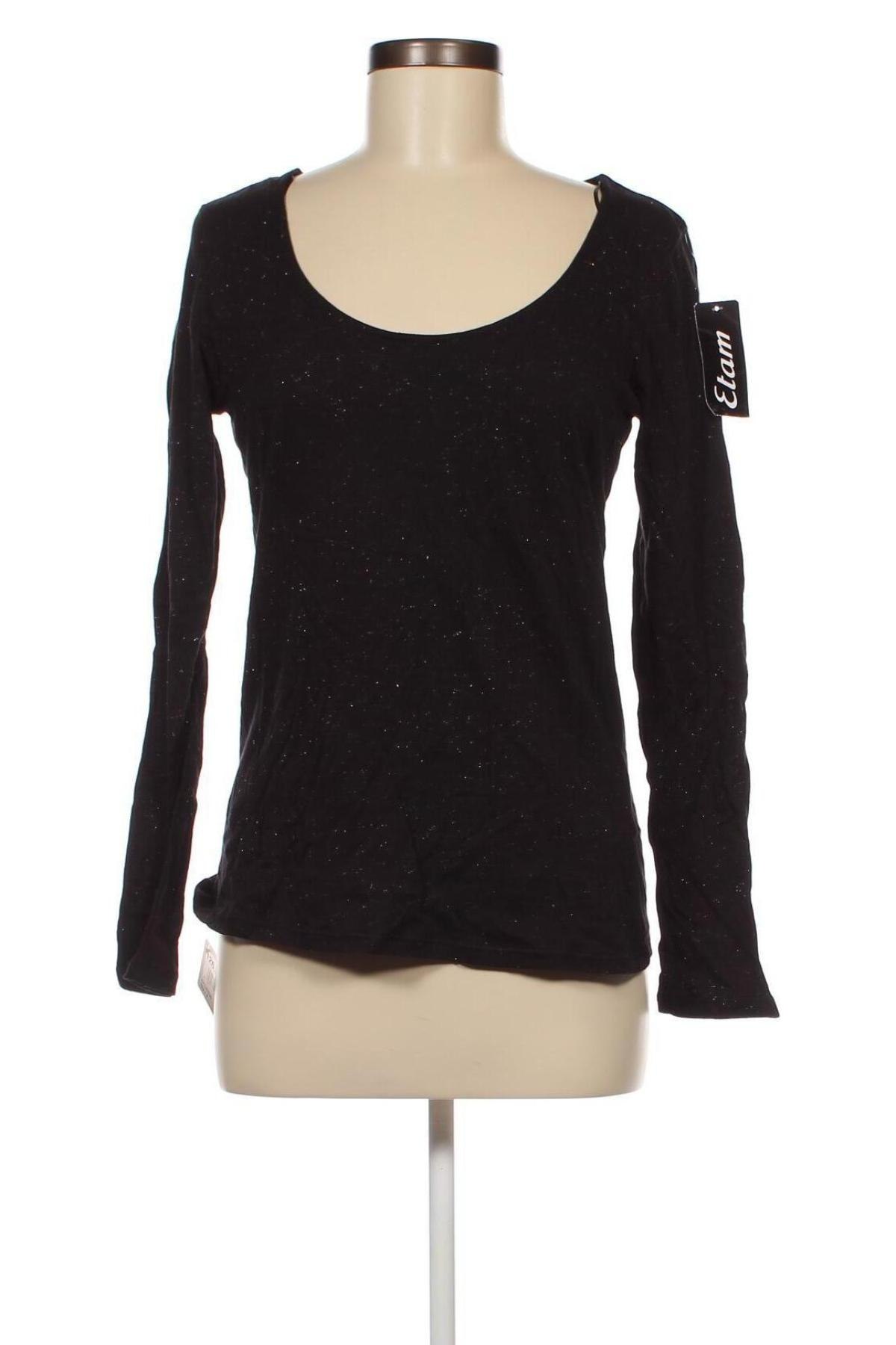 Γυναικεία μπλούζα Etam, Μέγεθος M, Χρώμα Μαύρο, Τιμή 11,91 €