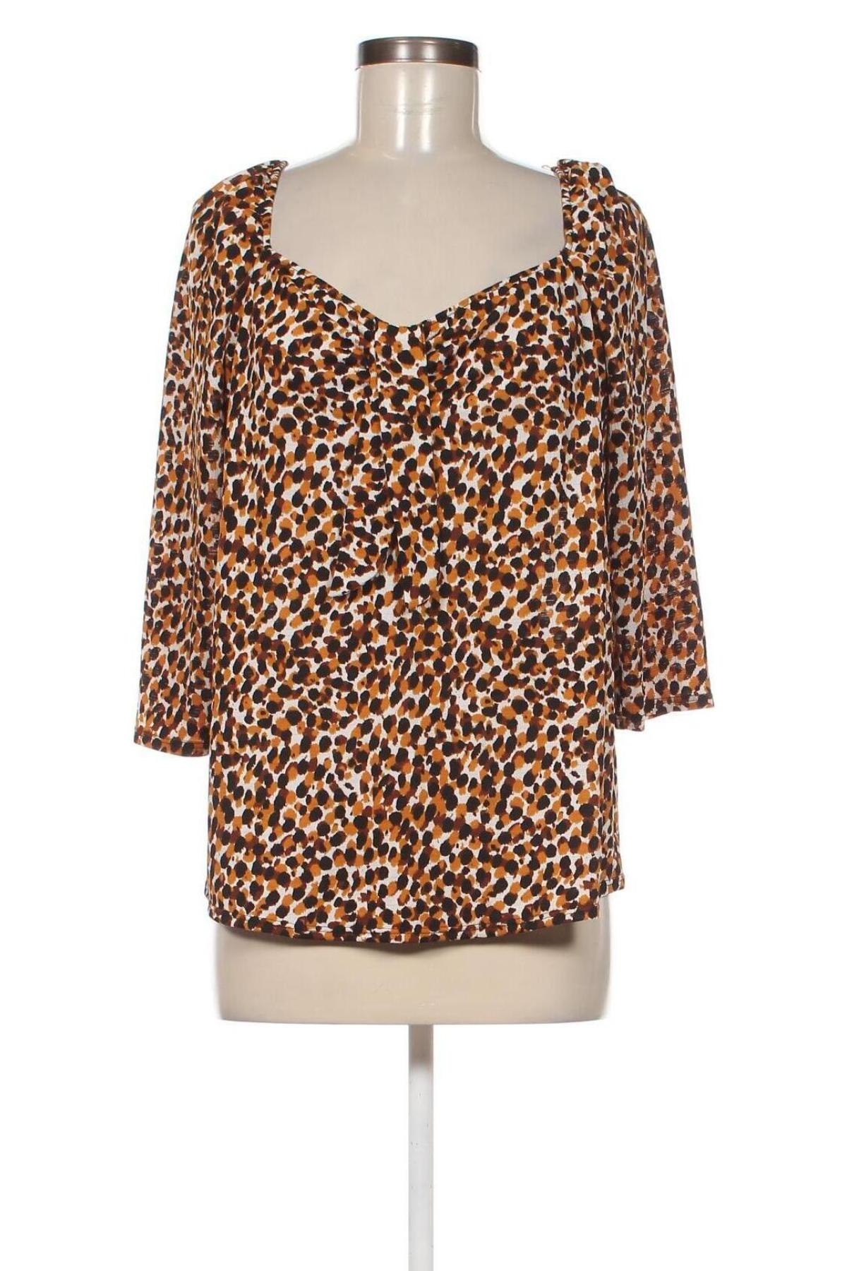 Γυναικεία μπλούζα George, Μέγεθος XL, Χρώμα Πολύχρωμο, Τιμή 4,99 €