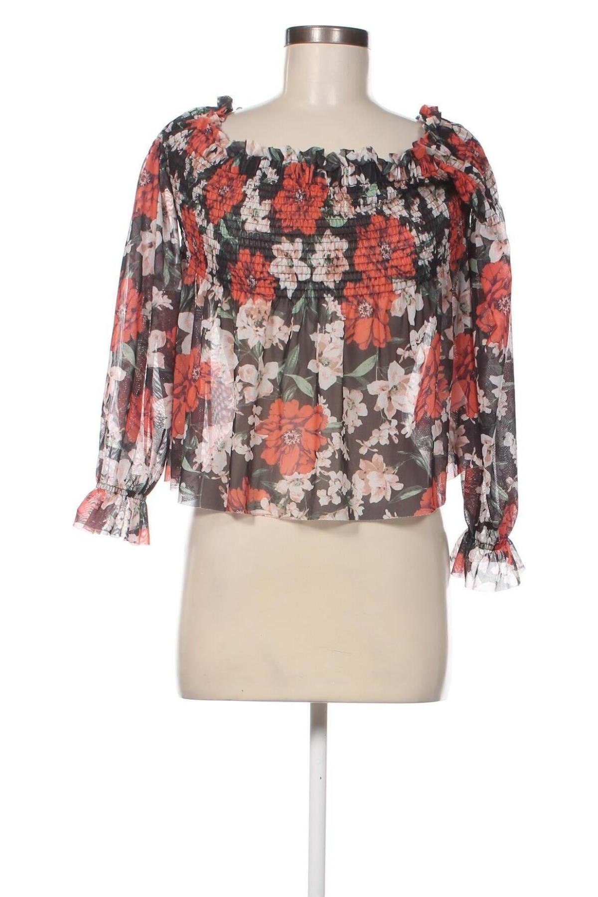 Γυναικεία μπλούζα Gina Tricot, Μέγεθος L, Χρώμα Πολύχρωμο, Τιμή 5,22 €