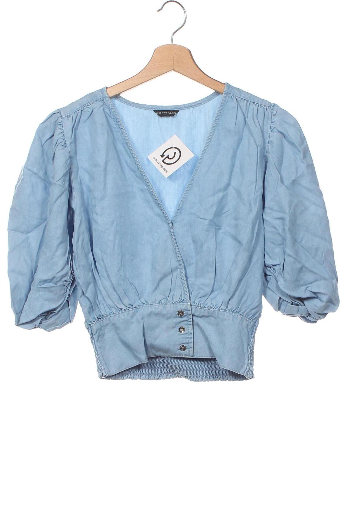 Γυναικεία μπλούζα Guess, Μέγεθος M, Χρώμα Μπλέ, Τιμή 45,09 €
