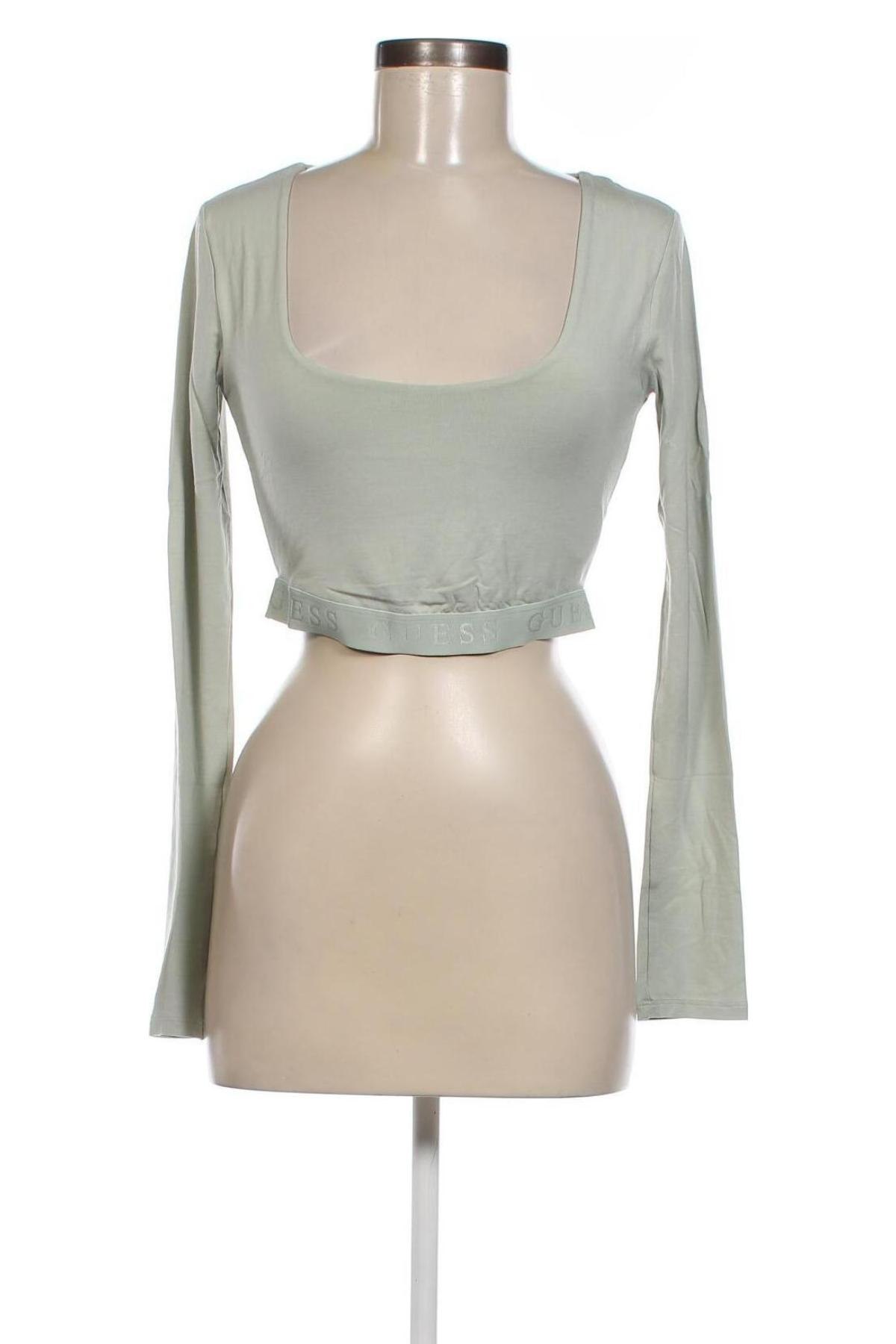 Γυναικεία μπλούζα Guess, Μέγεθος M, Χρώμα Πράσινο, Τιμή 55,67 €