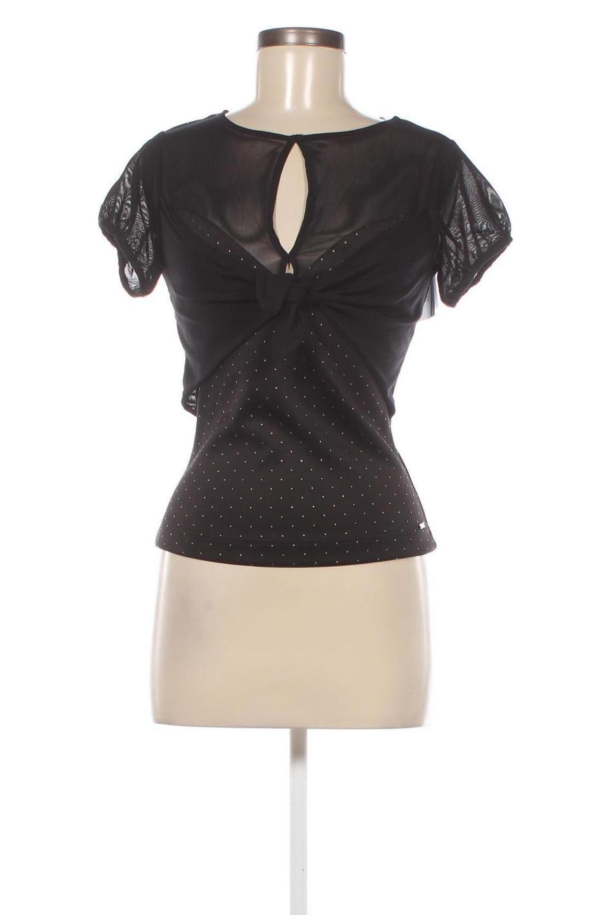 Γυναικεία μπλούζα Guess, Μέγεθος S, Χρώμα Μαύρο, Τιμή 31,73 €