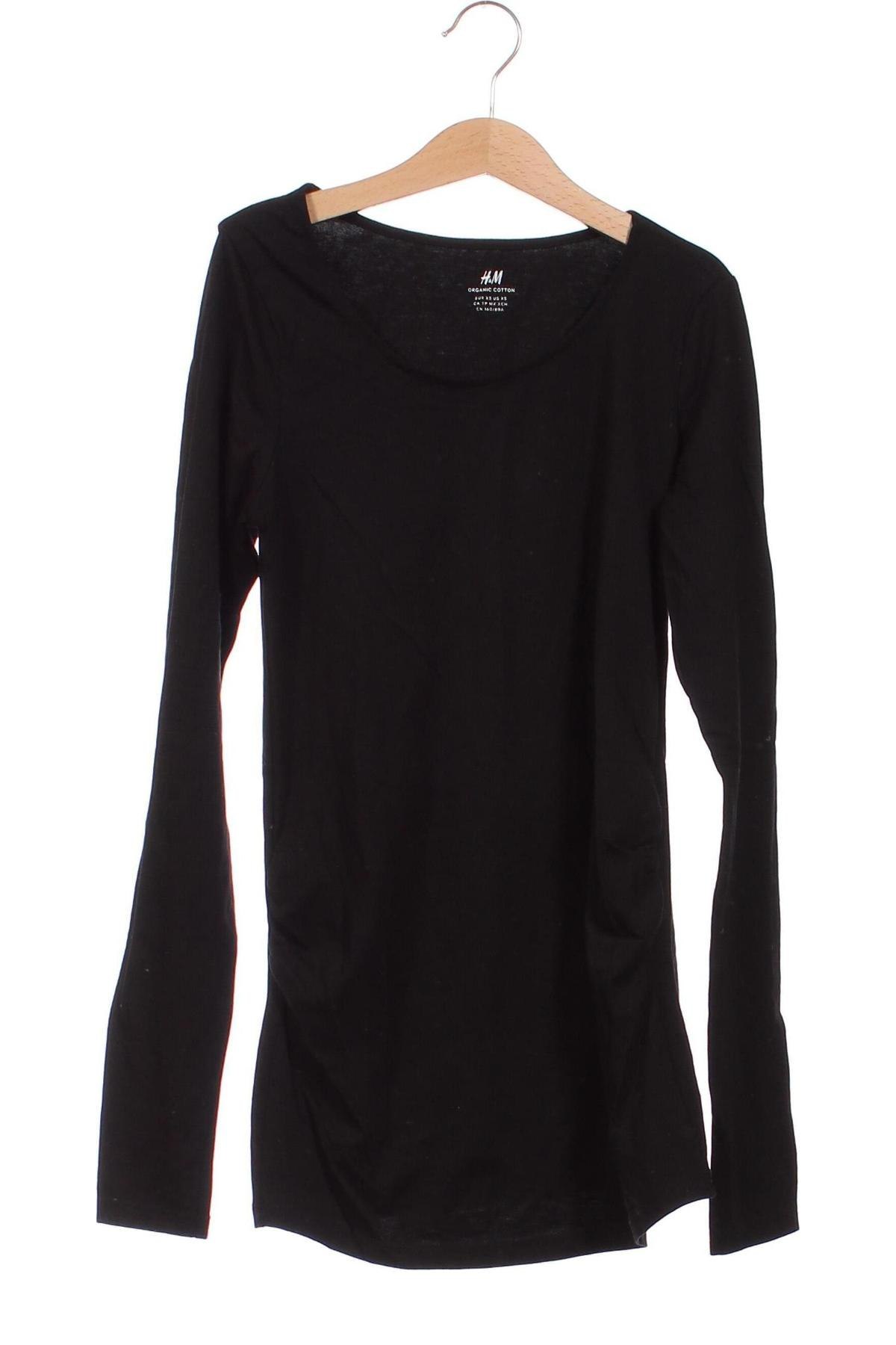 Дамска блуза H&M, Размер XS, Цвят Черен, Цена 8,80 лв.