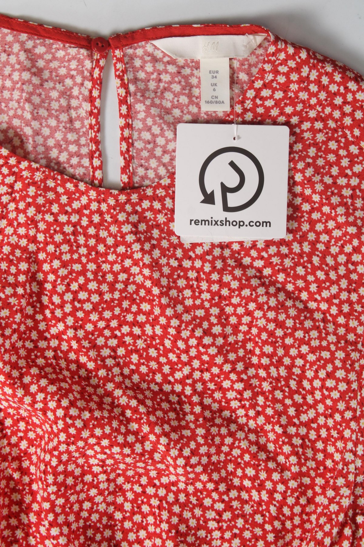 Γυναικεία μπλούζα H&M, Μέγεθος XS, Χρώμα Κόκκινο, Τιμή 10,21 €