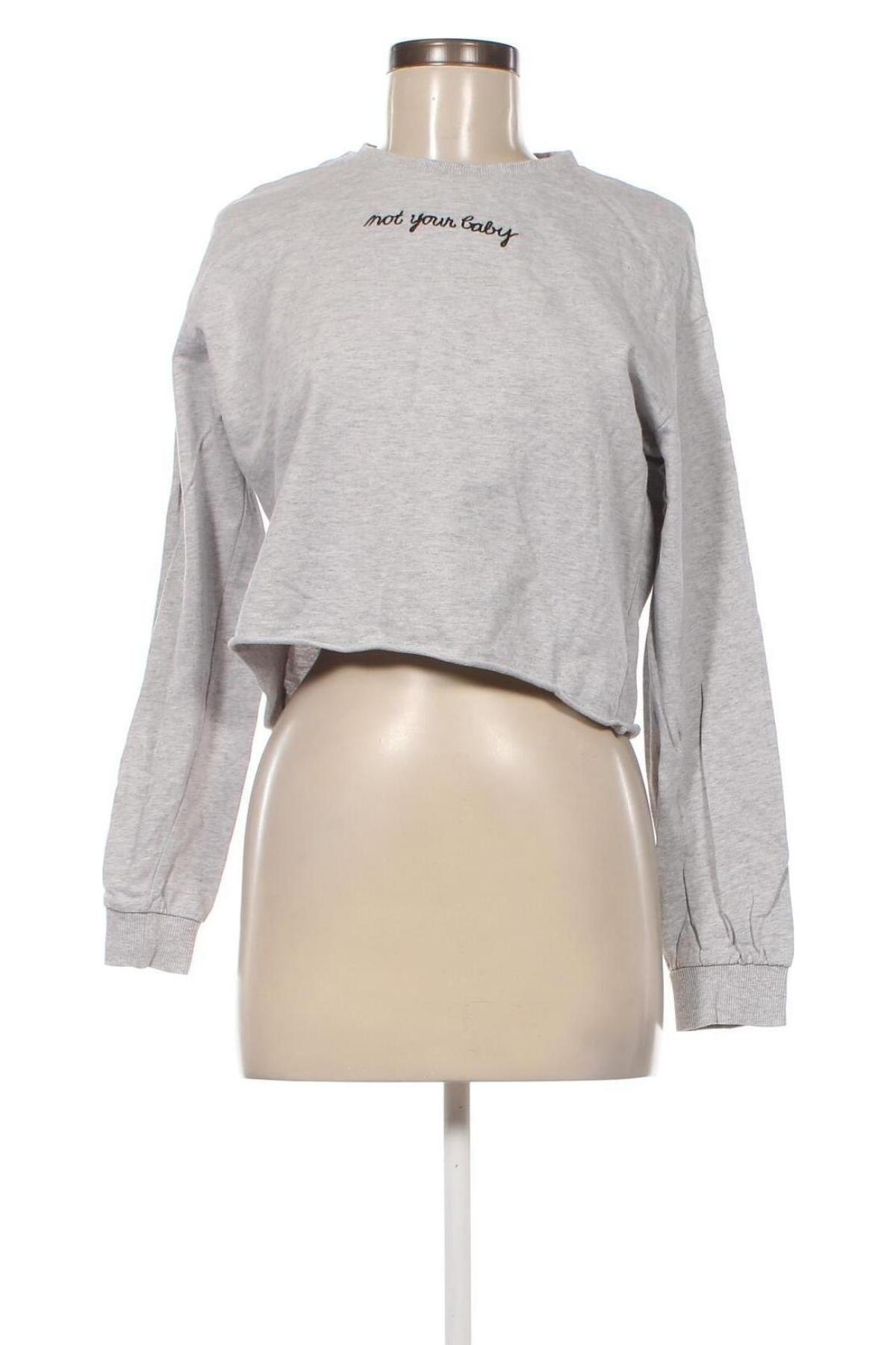 Γυναικεία μπλούζα H&M Divided, Μέγεθος S, Χρώμα Γκρί, Τιμή 2,43 €