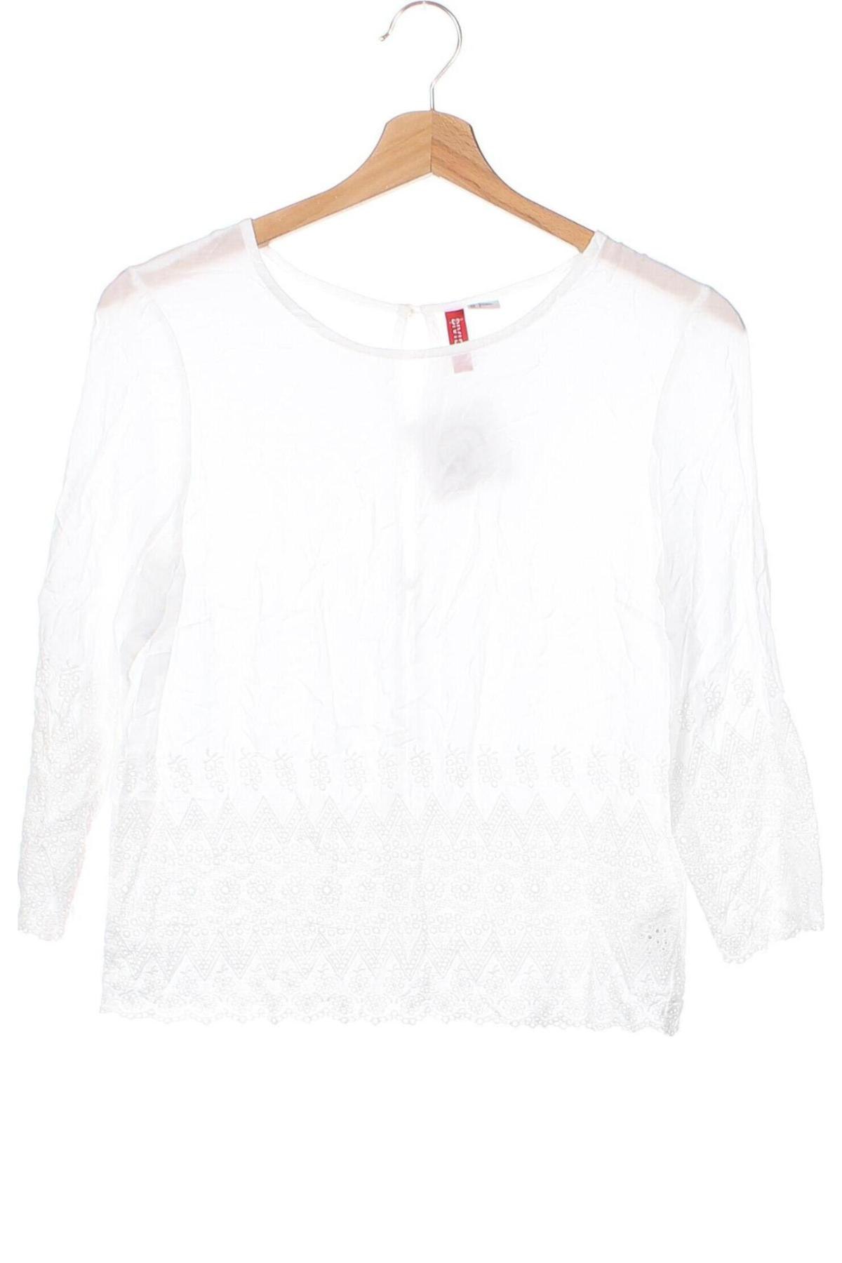 Дамска блуза H&M Divided, Размер XS, Цвят Бял, Цена 10,56 лв.