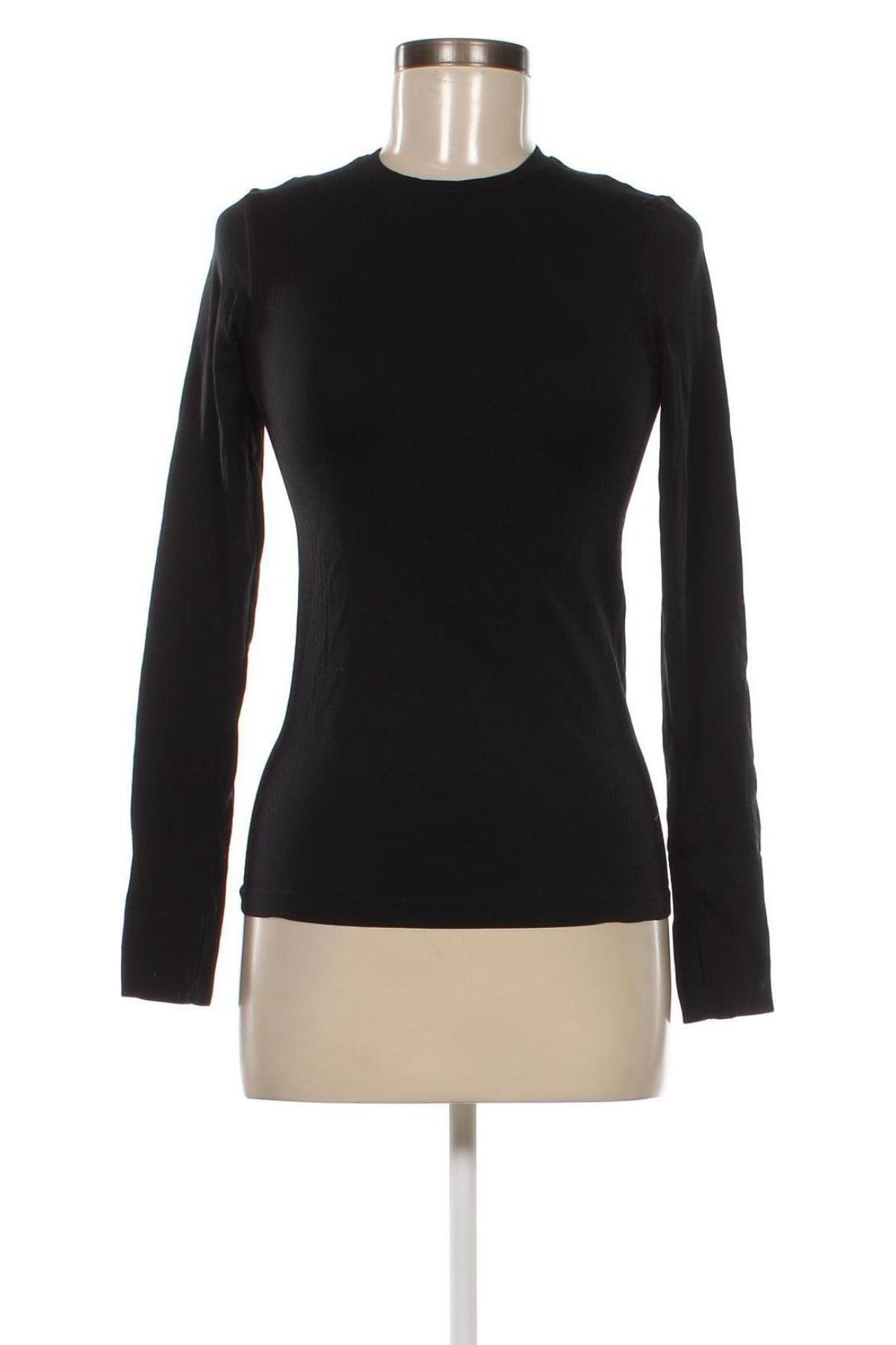Дамска блуза H&M Sport, Размер XS, Цвят Черен, Цена 9,66 лв.