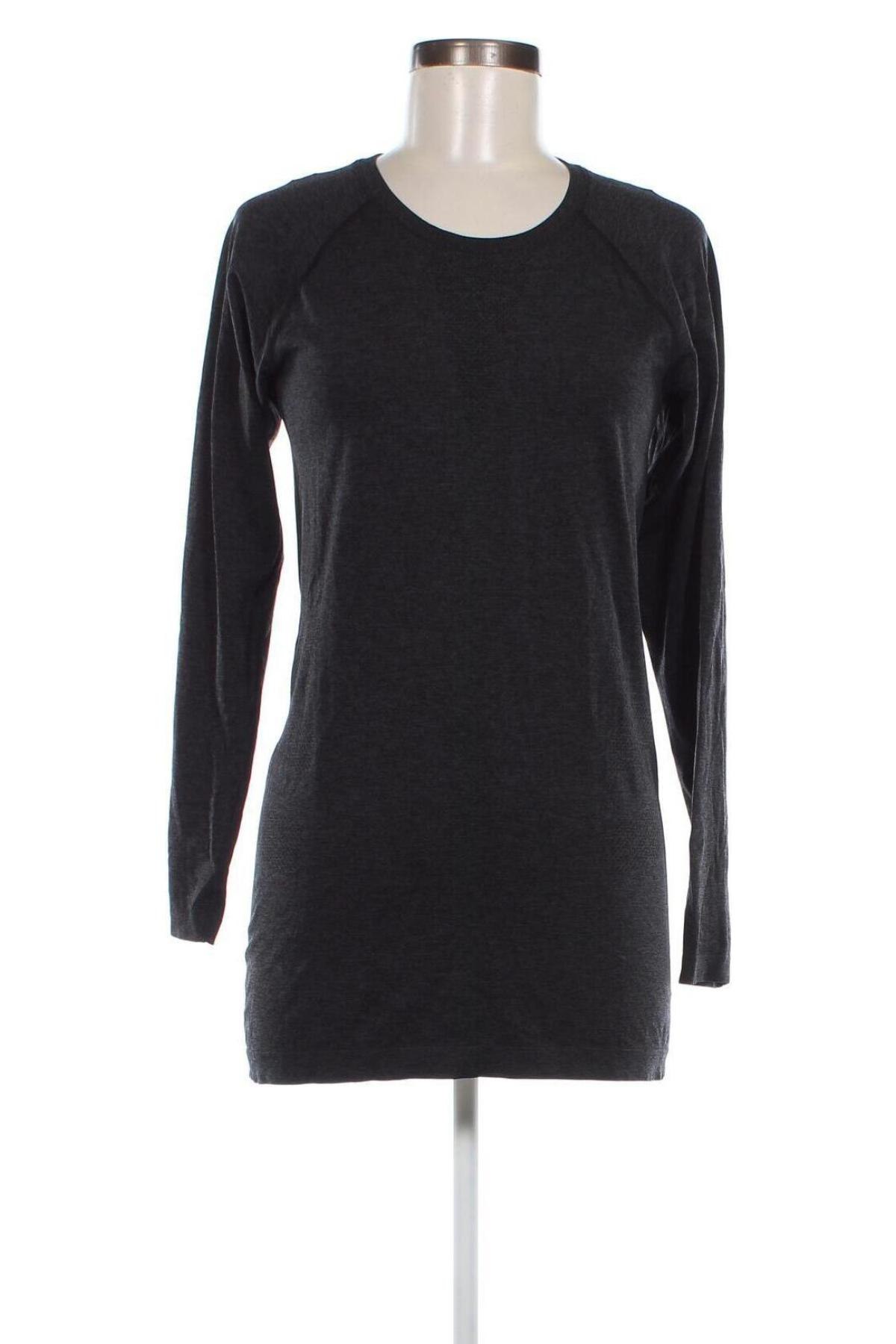 Дамска блуза H&M Sport, Размер L, Цвят Сив, Цена 6,21 лв.