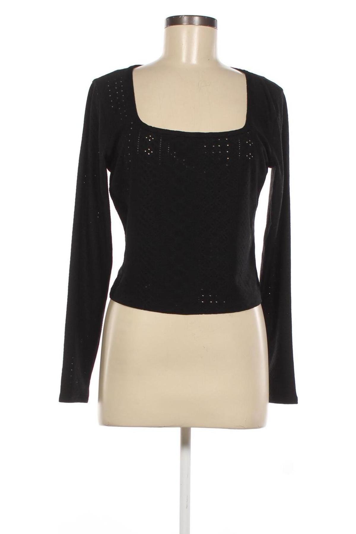 Γυναικεία μπλούζα Hollister, Μέγεθος XL, Χρώμα Μαύρο, Τιμή 20,24 €