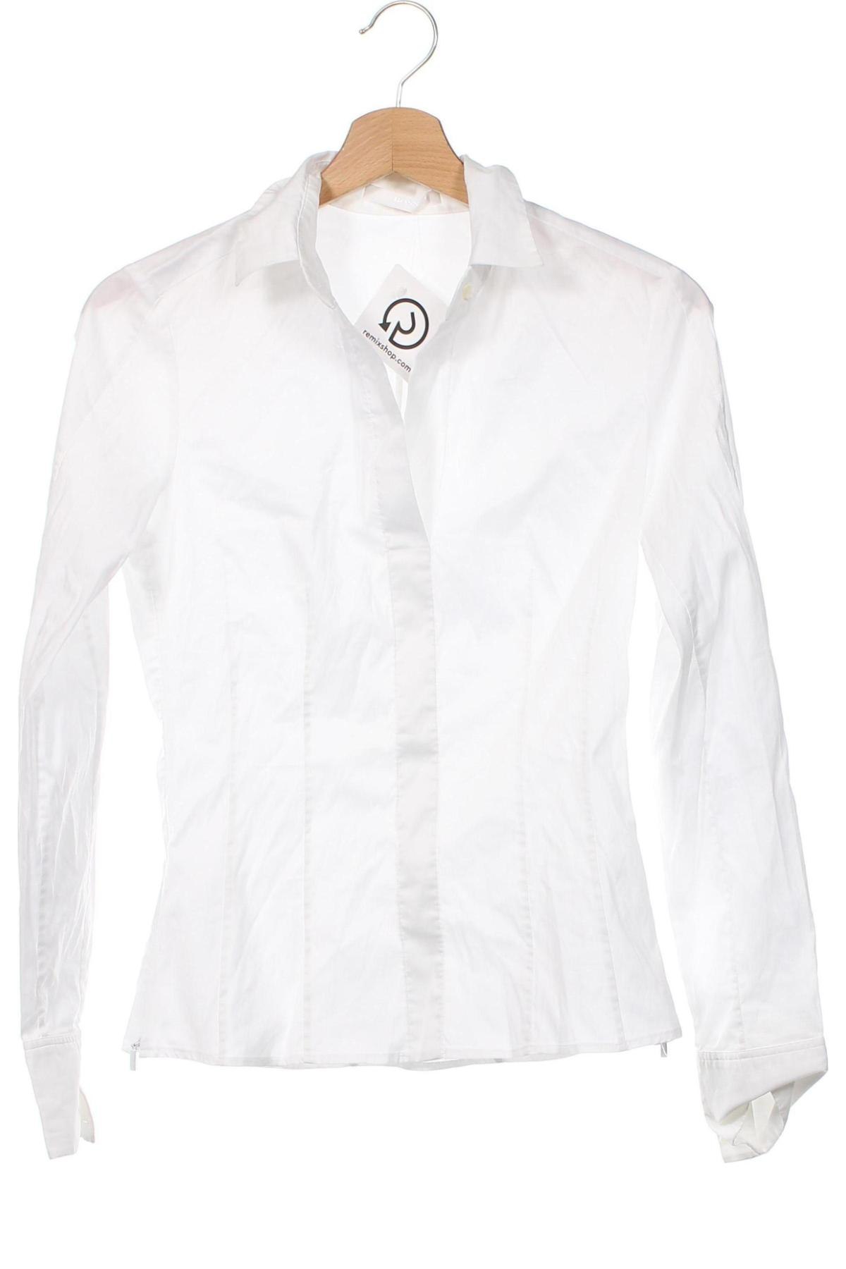 Дамска блуза Hugo Boss, Размер XXS, Цвят Бял, Цена 70,11 лв.