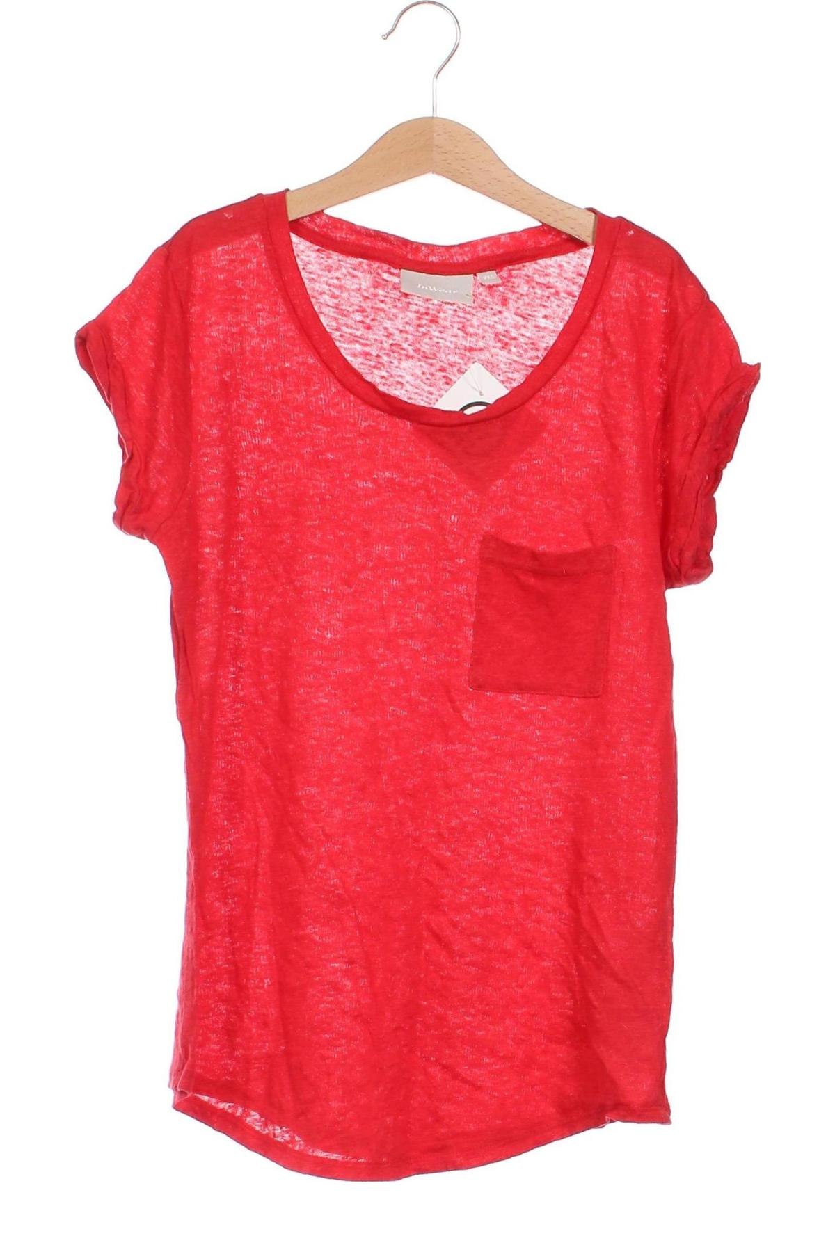 Дамска блуза In Wear, Размер XXS, Цвят Червен, Цена 25,92 лв.