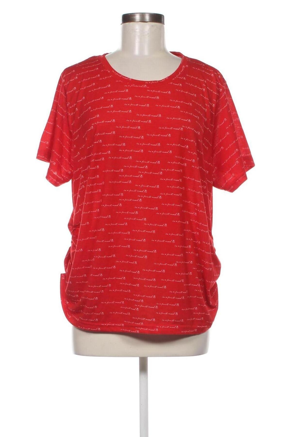 Damen Shirt Janina, Größe XXL, Farbe Rot, Preis 13,22 €