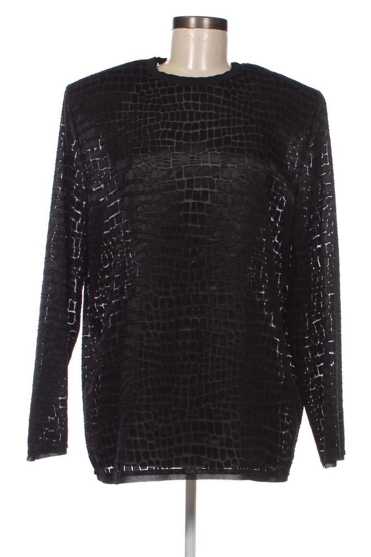 Γυναικεία μπλούζα Just Cavalli, Μέγεθος XL, Χρώμα Μαύρο, Τιμή 170,56 €