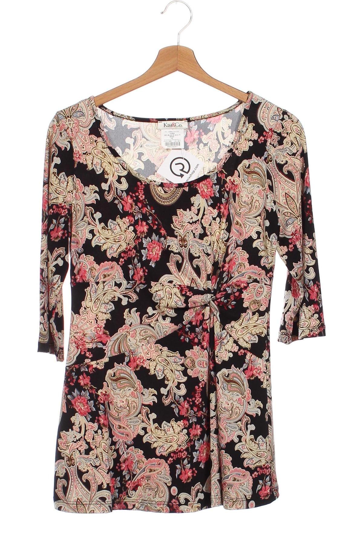 Дамска блуза Kim & Co., Размер XS, Цвят Многоцветен, Цена 17,39 лв.