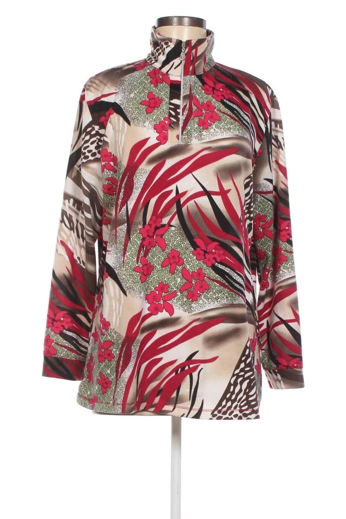 Γυναικεία μπλούζα Lady Fashion, Μέγεθος L, Χρώμα Πολύχρωμο, Τιμή 1,76 €