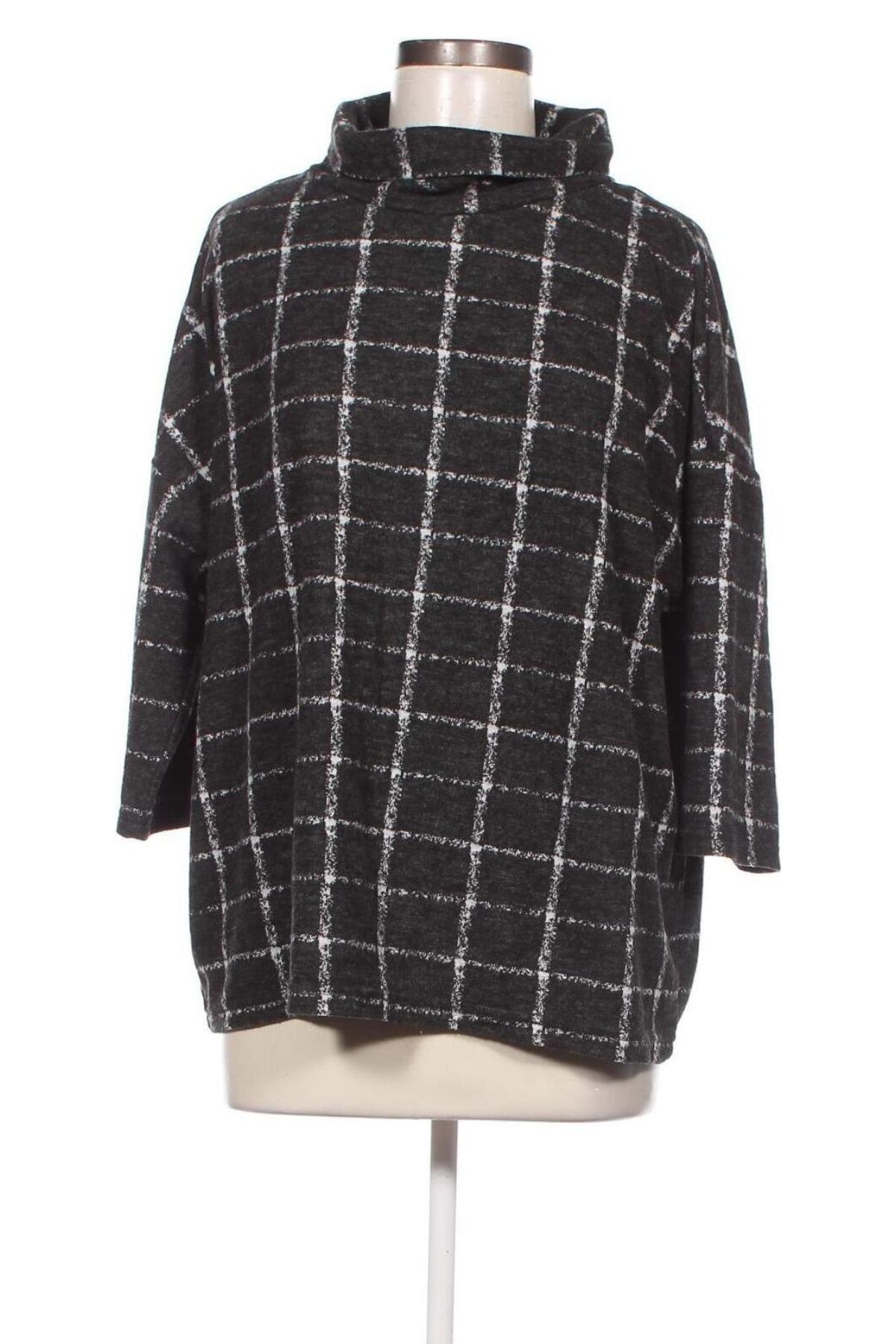 Дамска блуза Laura Torelli, Размер L, Цвят Сив, Цена 6,65 лв.