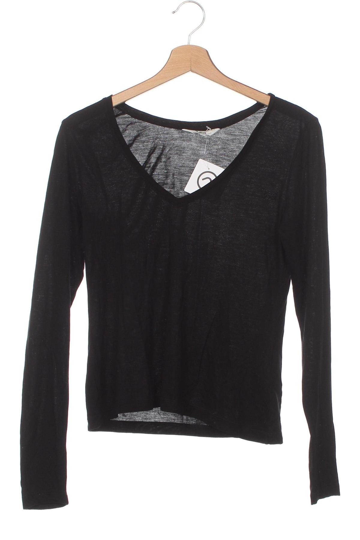 Γυναικεία μπλούζα Lee, Μέγεθος XS, Χρώμα Μαύρο, Τιμή 13,70 €