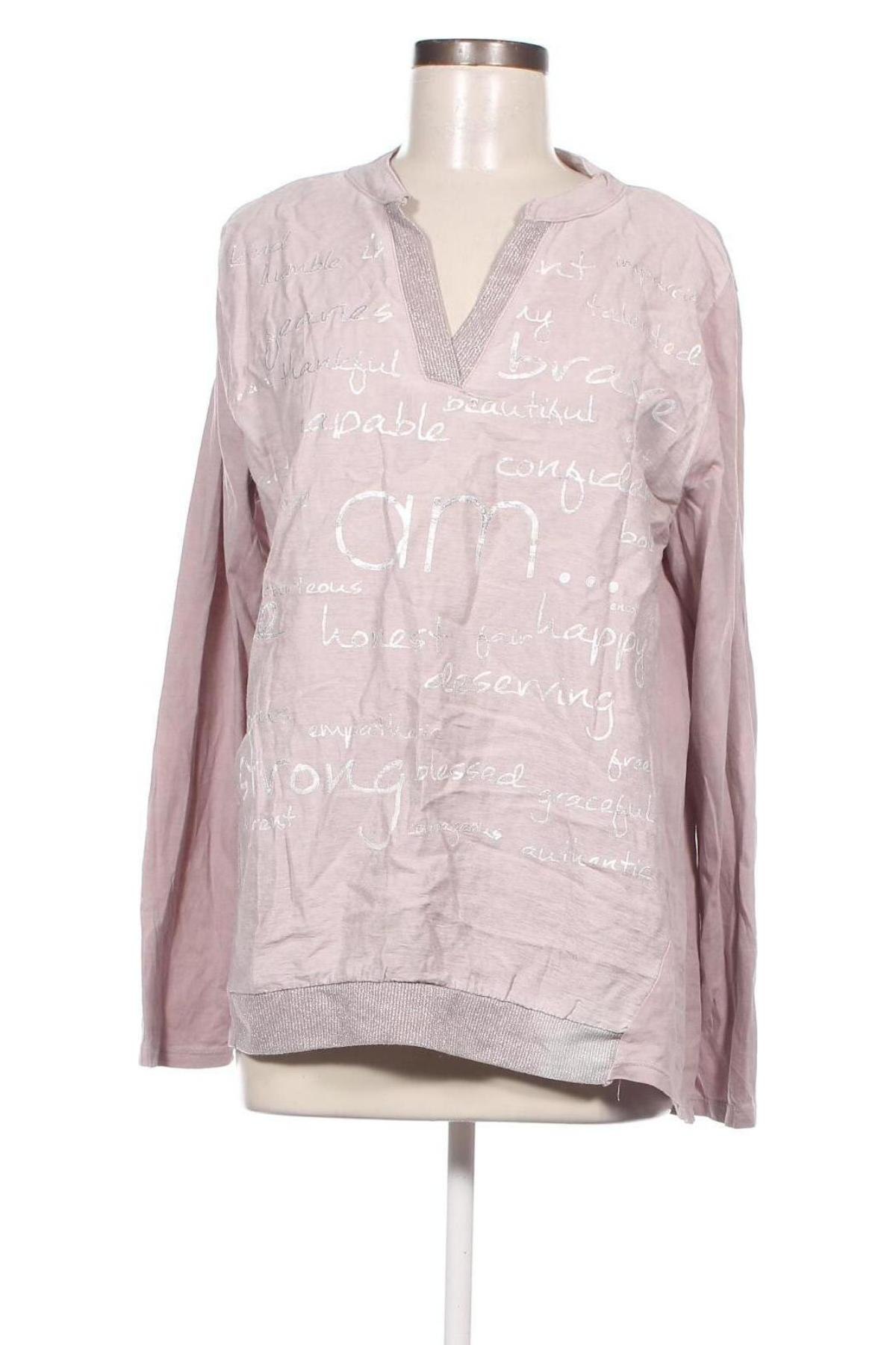 Damen Shirt Liberty, Größe L, Farbe Grau, Preis 23,66 €