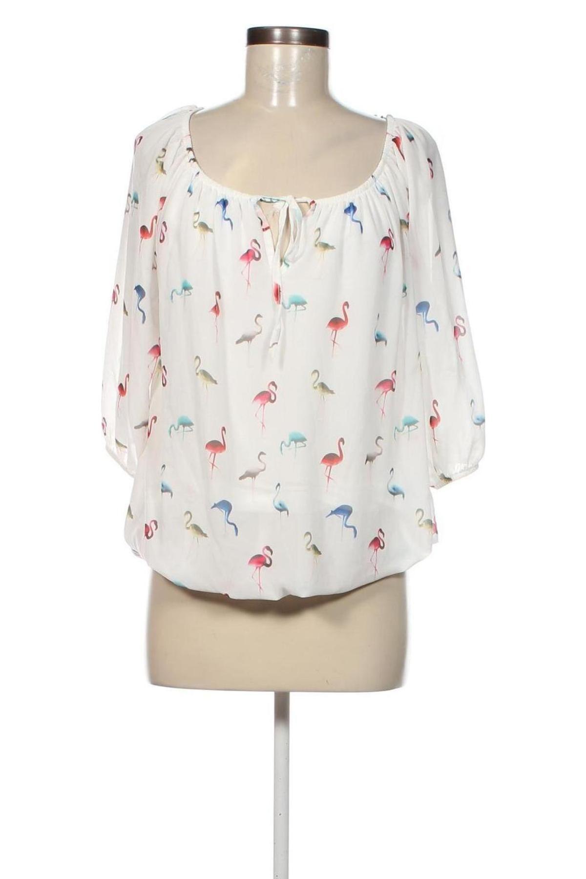 Γυναικεία μπλούζα Made In Italy, Μέγεθος L, Χρώμα Πολύχρωμο, Τιμή 10,00 €