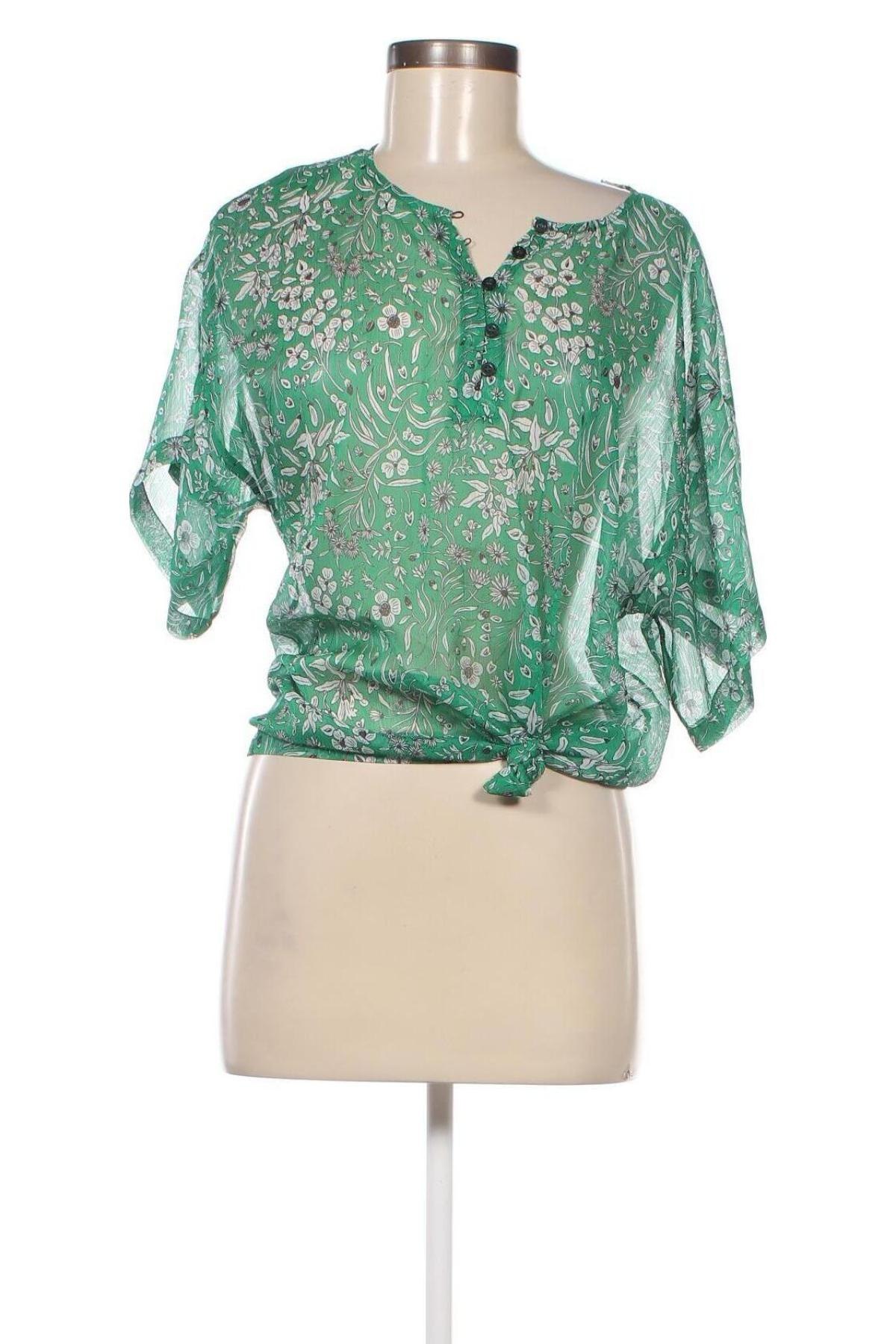 Дамска блуза Mado Et Les Autres, Размер S, Цвят Зелен, Цена 16,17 лв.