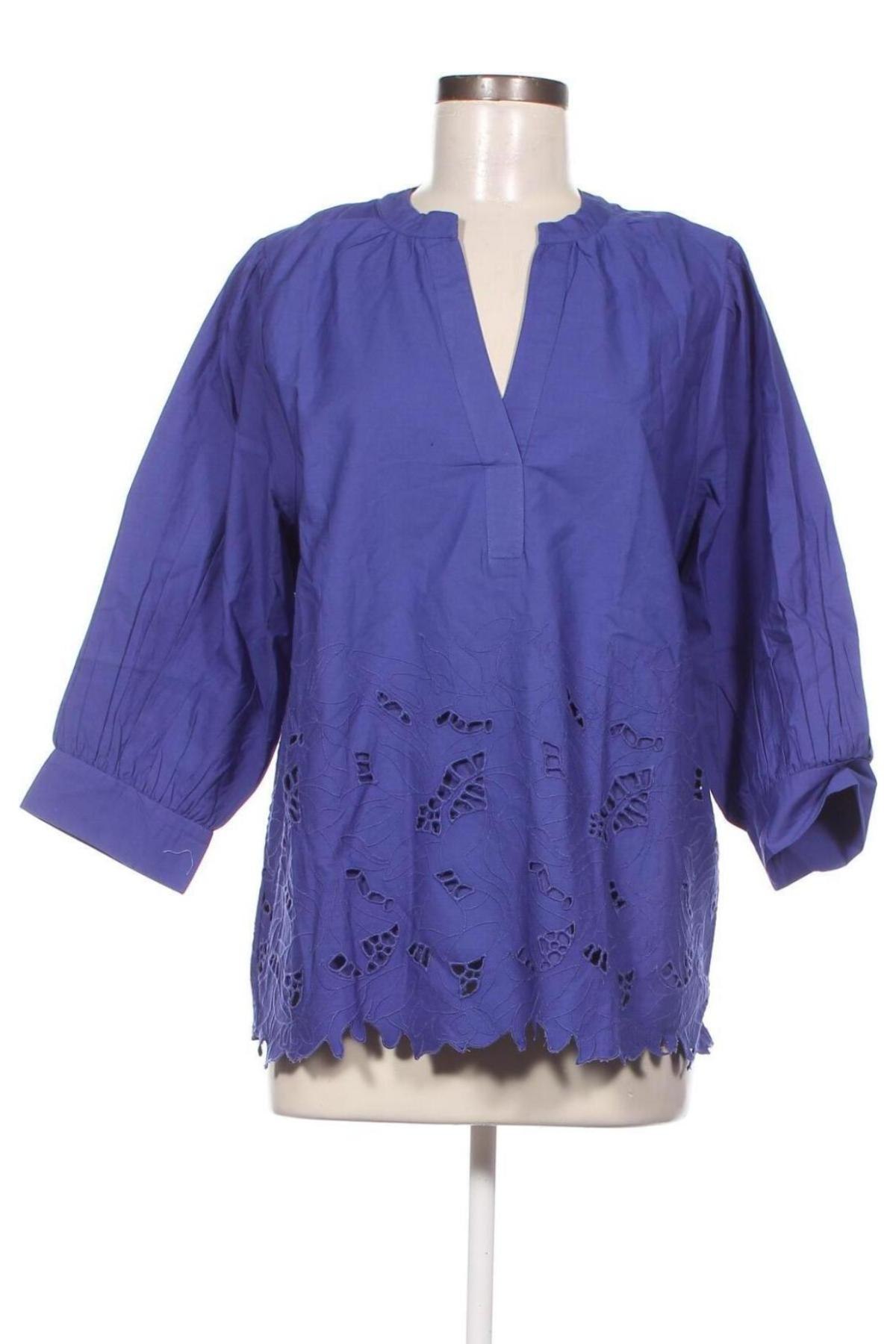 Γυναικεία μπλούζα Maison 123, Μέγεθος M, Χρώμα Μπλέ, Τιμή 82,99 €