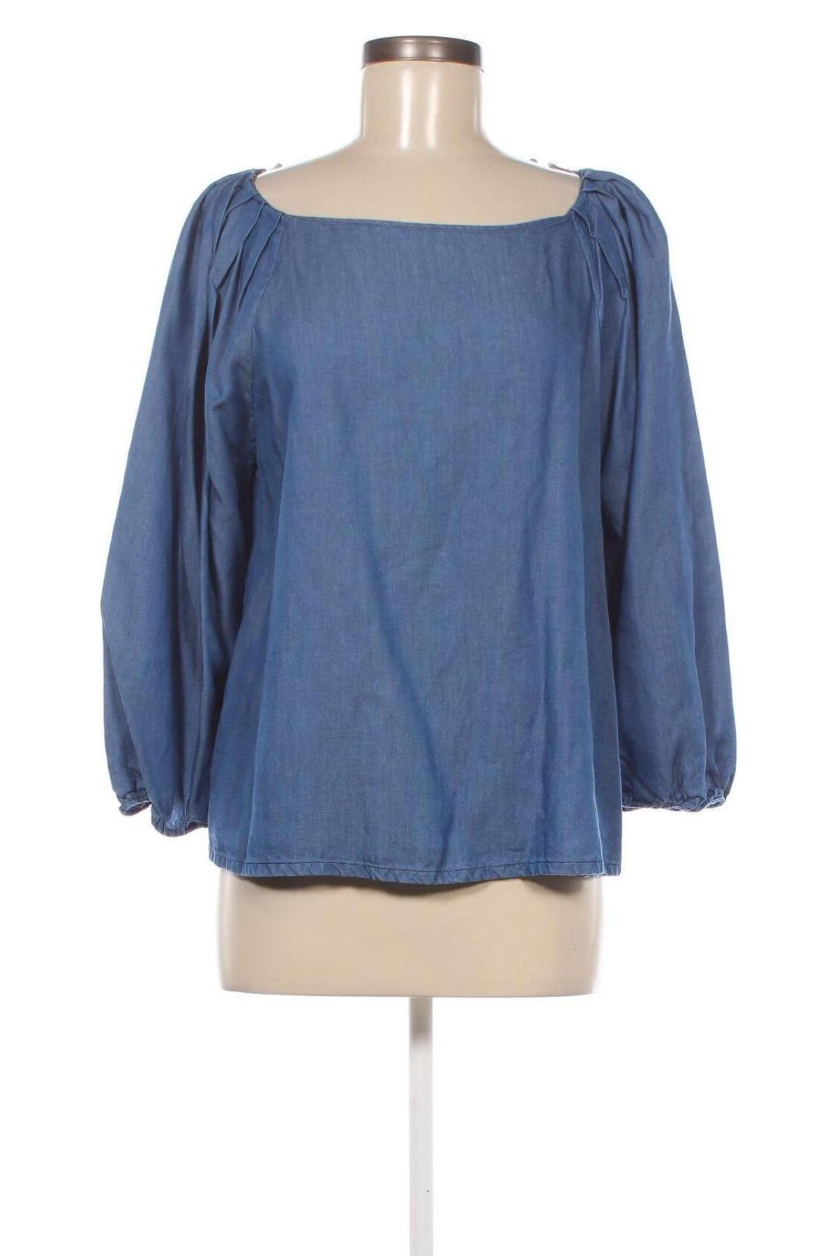 Дамска блуза Massimo Dutti, Размер L, Цвят Син, Цена 78,90 лв.