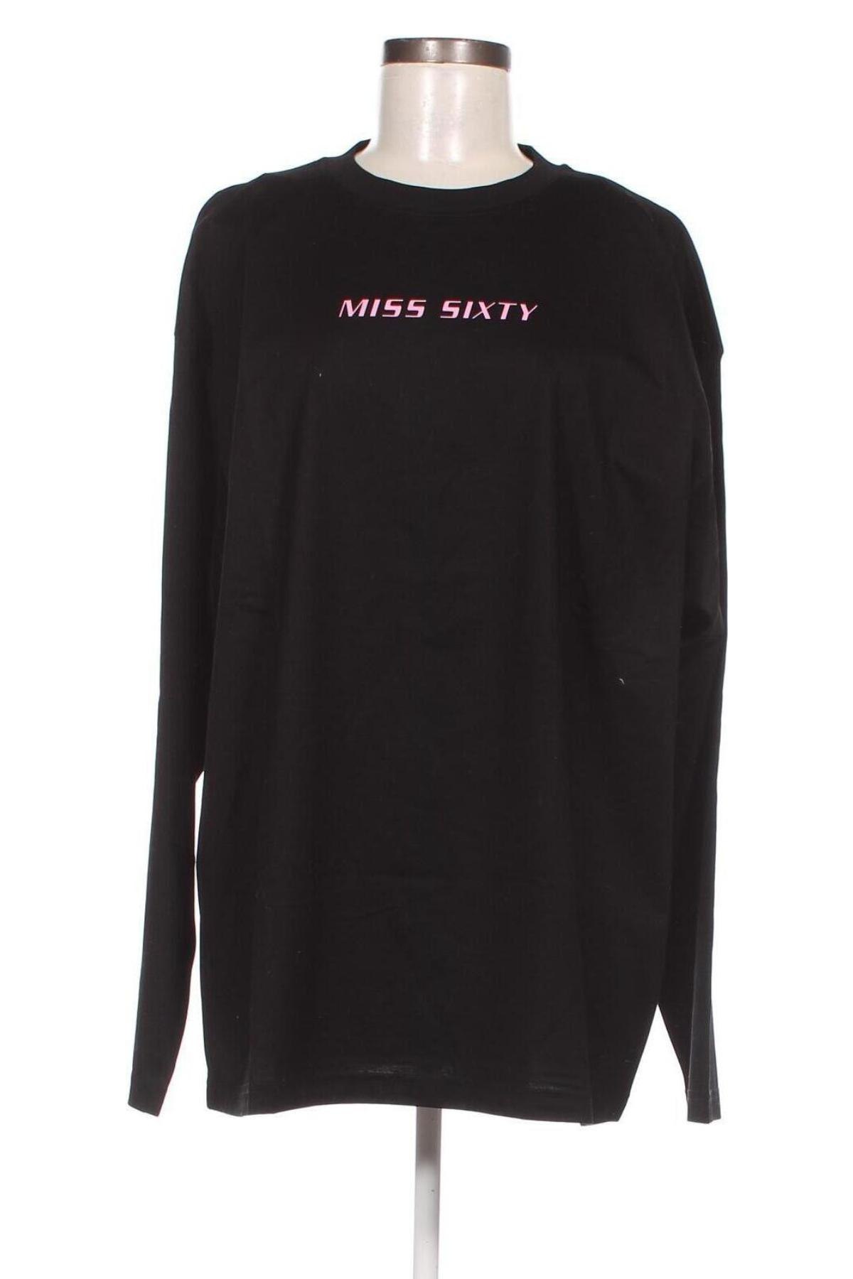 Γυναικεία μπλούζα Miss Sixty, Μέγεθος XL, Χρώμα Μαύρο, Τιμή 45,09 €