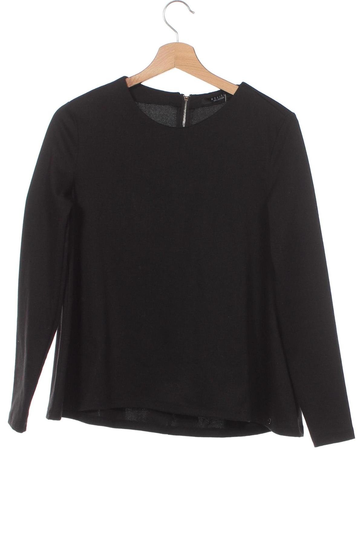 Γυναικεία μπλούζα Mohito, Μέγεθος XS, Χρώμα Μαύρο, Τιμή 6,35 €