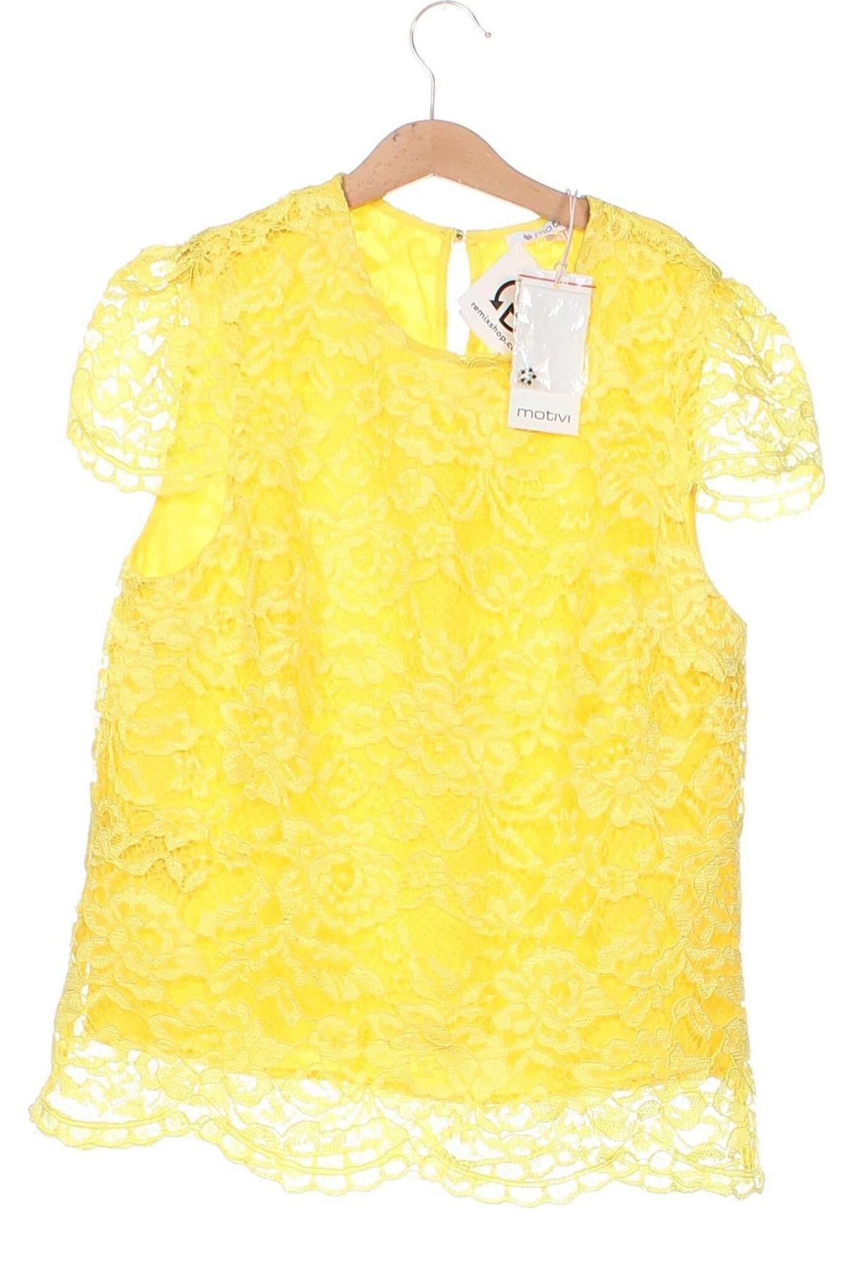 Дамска блуза Motivi, Размер XS, Цвят Жълт, Цена 65,03 лв.