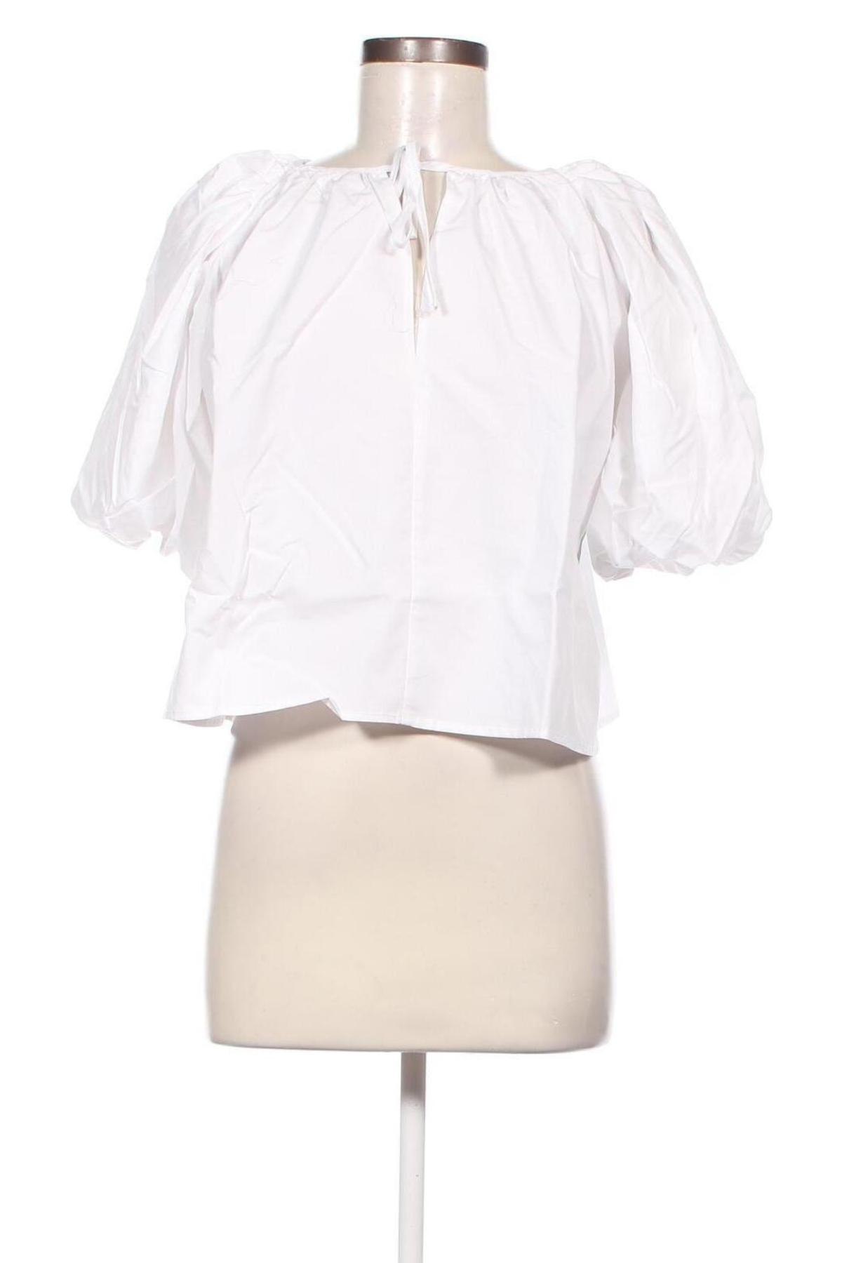 Дамска блуза NA-KD, Размер S, Цвят Бял, Цена 21,56 лв.