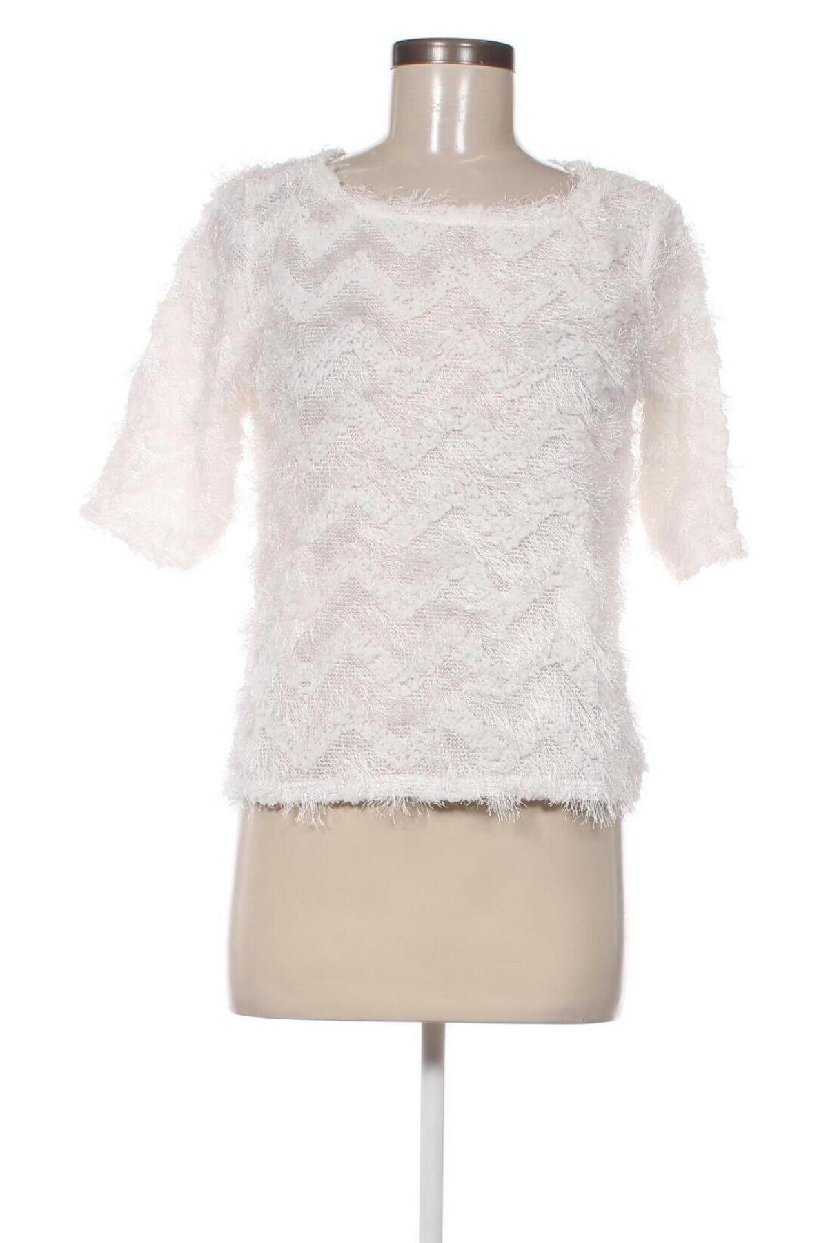 Γυναικεία μπλούζα Naf Naf, Μέγεθος M, Χρώμα Λευκό, Τιμή 13,89 €