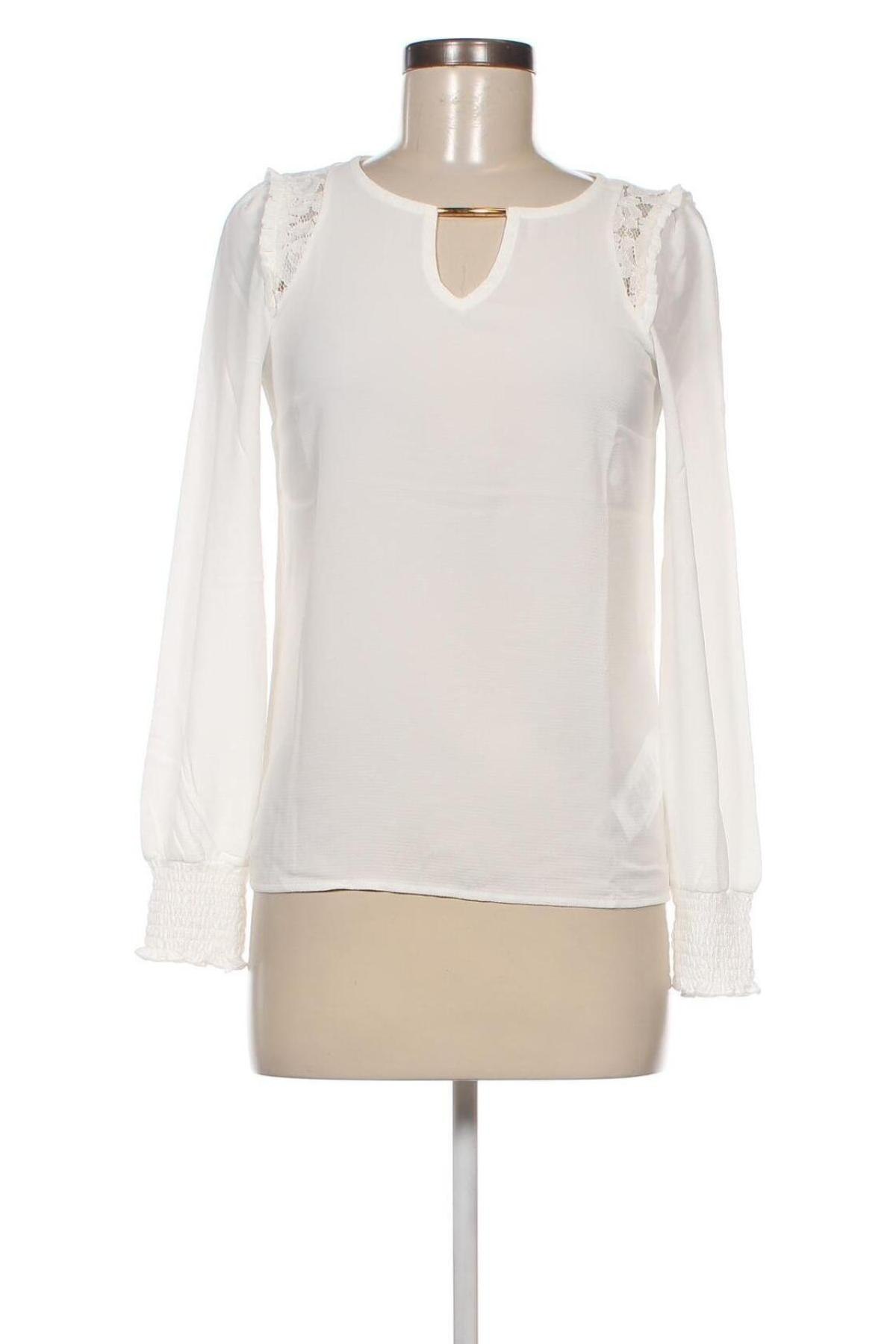 Дамска блуза Naf Naf, Размер S, Цвят Бял, Цена 23,10 лв.
