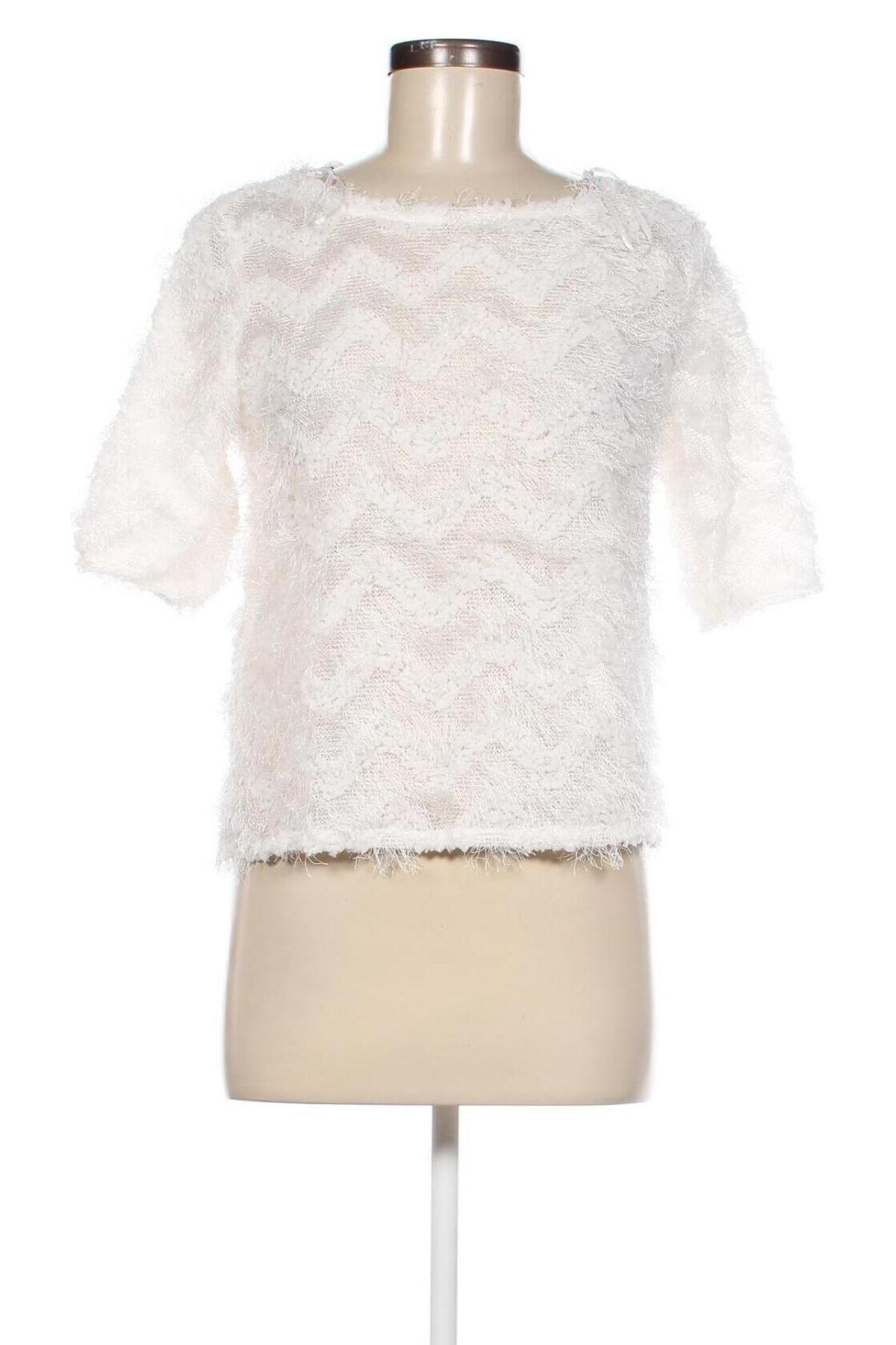 Damen Shirt Naf Naf, Größe M, Farbe Weiß, Preis 7,94 €