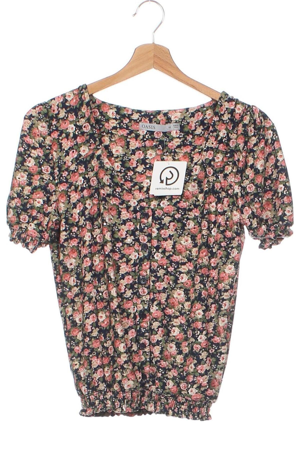 Damen Shirt Oasis, Größe XS, Farbe Mehrfarbig, Preis 2,23 €