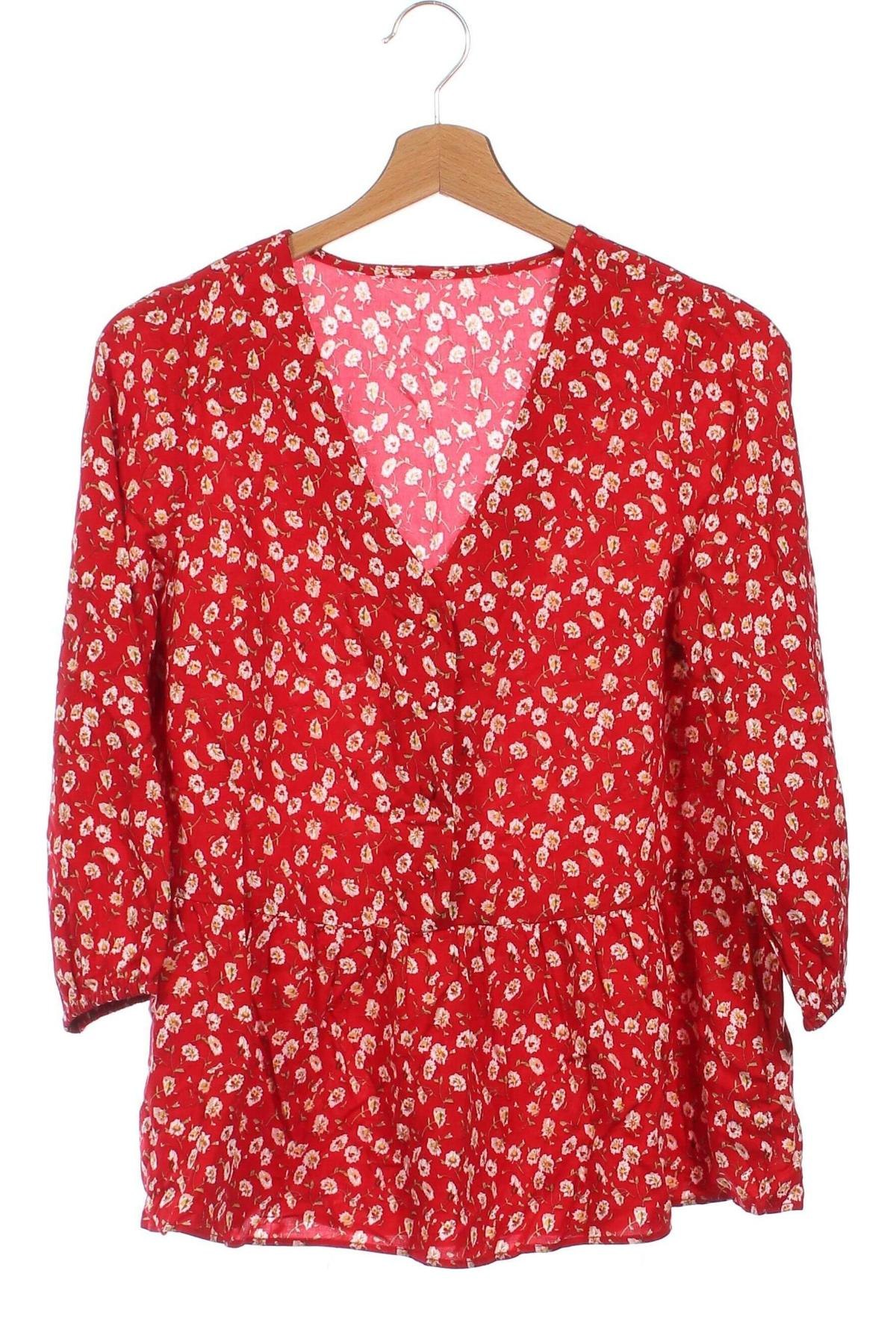 Γυναικεία μπλούζα Orsay, Μέγεθος XS, Χρώμα Κόκκινο, Τιμή 4,62 €