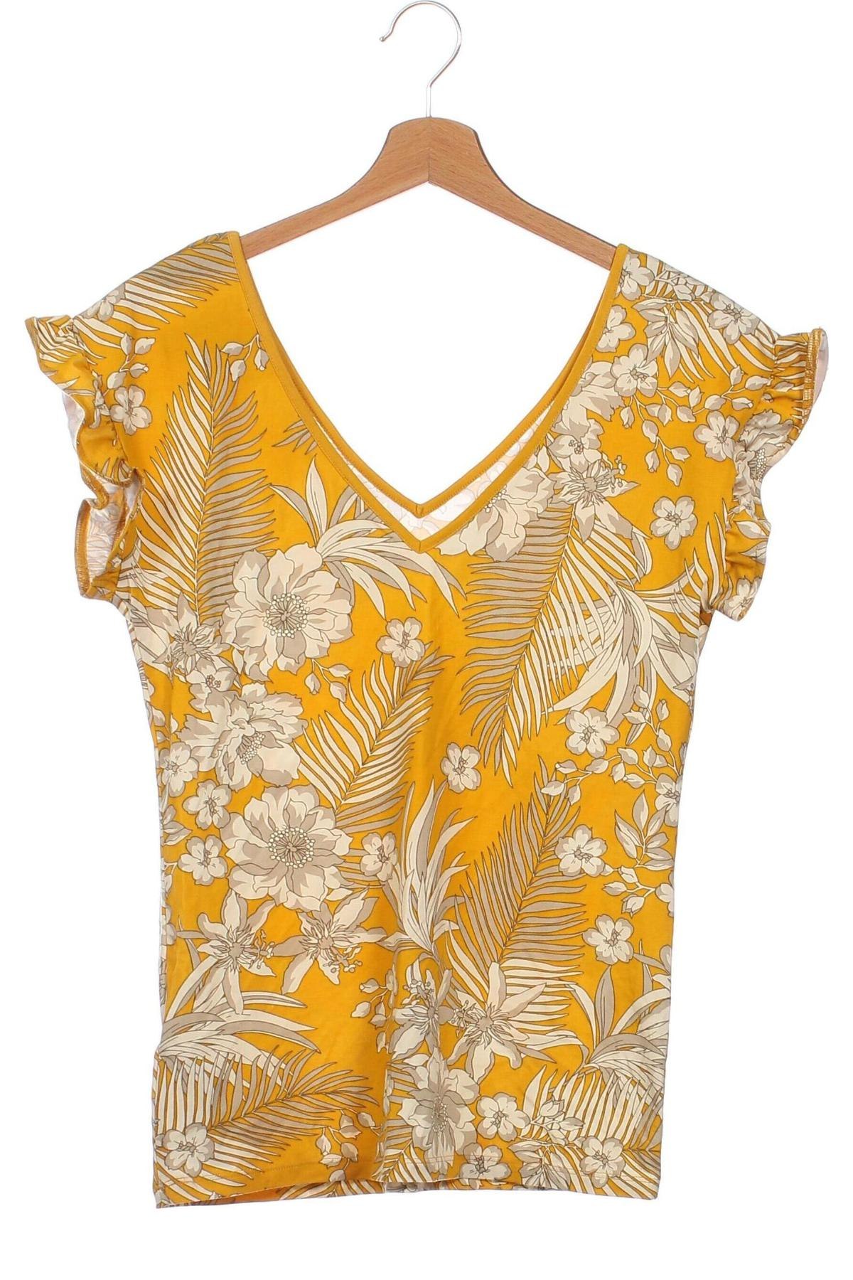 Дамска блуза Orsay, Размер XS, Цвят Жълт, Цена 27,08 лв.