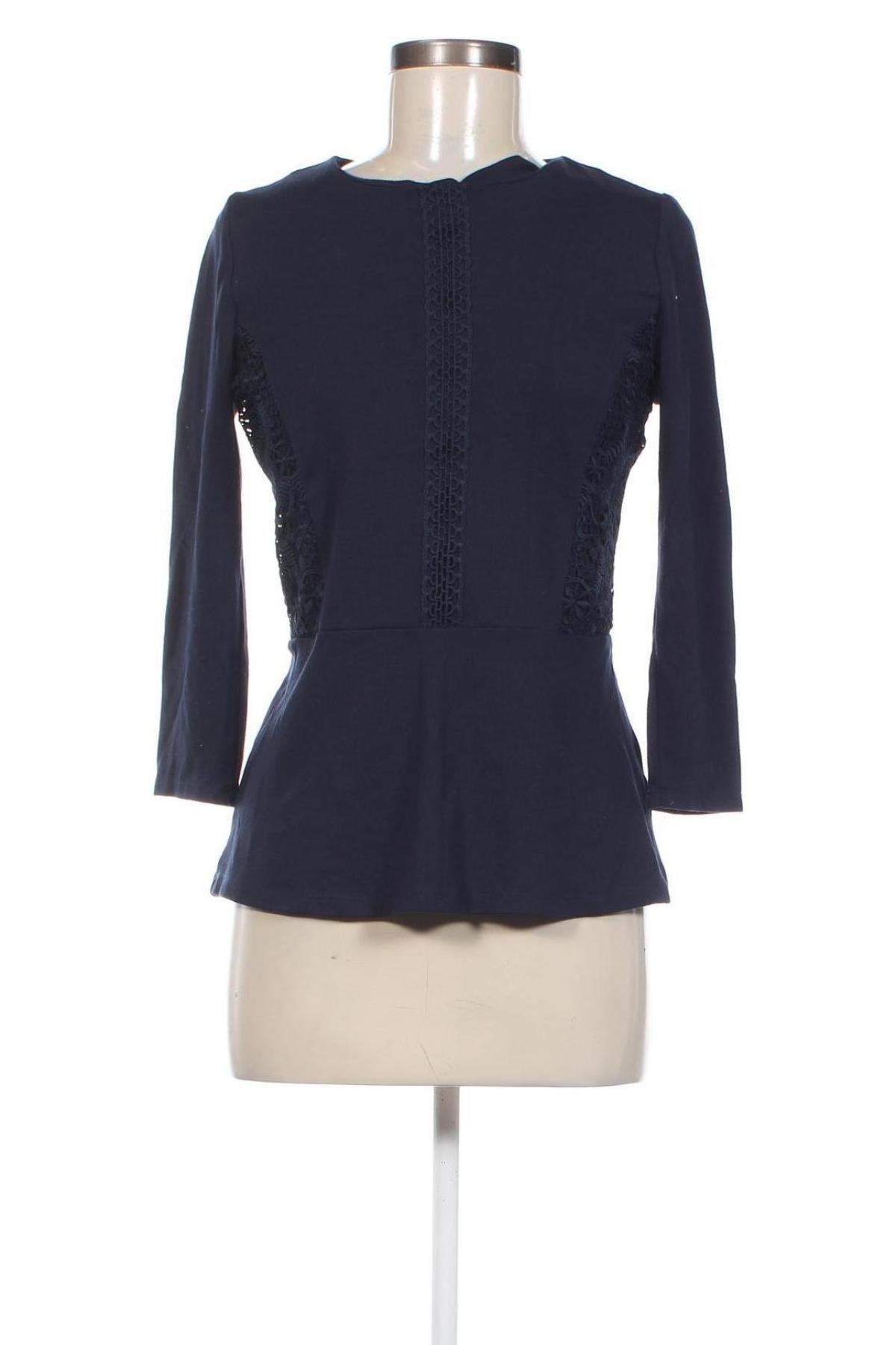 Γυναικεία μπλούζα Orsay, Μέγεθος S, Χρώμα Μπλέ, Τιμή 5,40 €