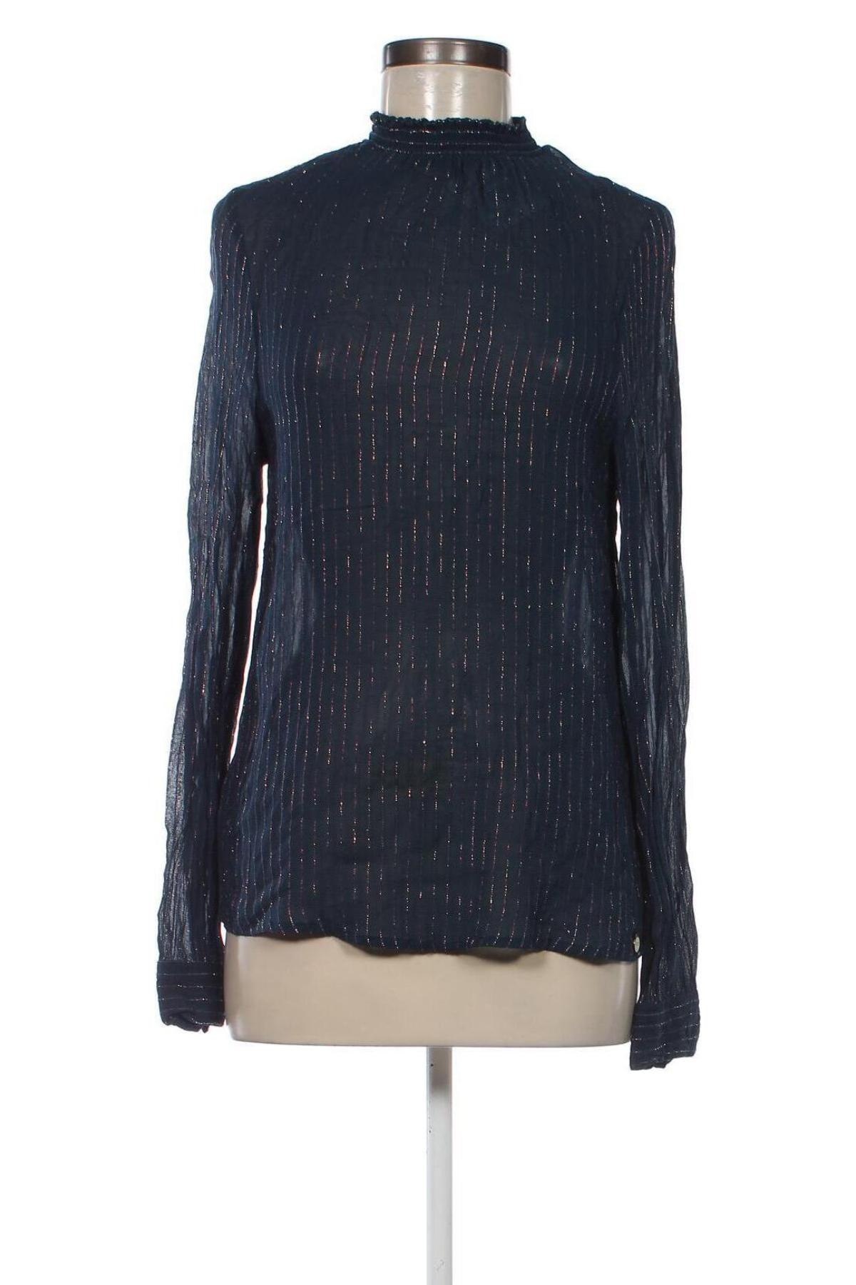 Дамска блуза POM Amsterdam, Размер M, Цвят Син, Цена 30,75 лв.