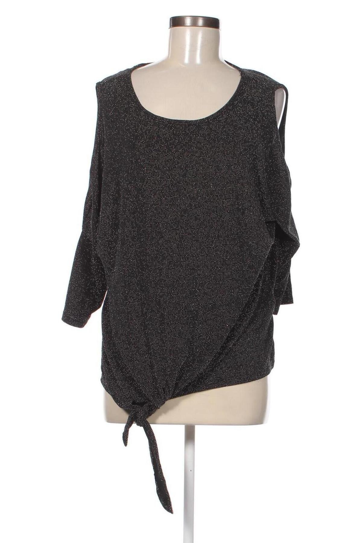 Γυναικεία μπλούζα Page One, Μέγεθος L, Χρώμα Μαύρο, Τιμή 3,76 €