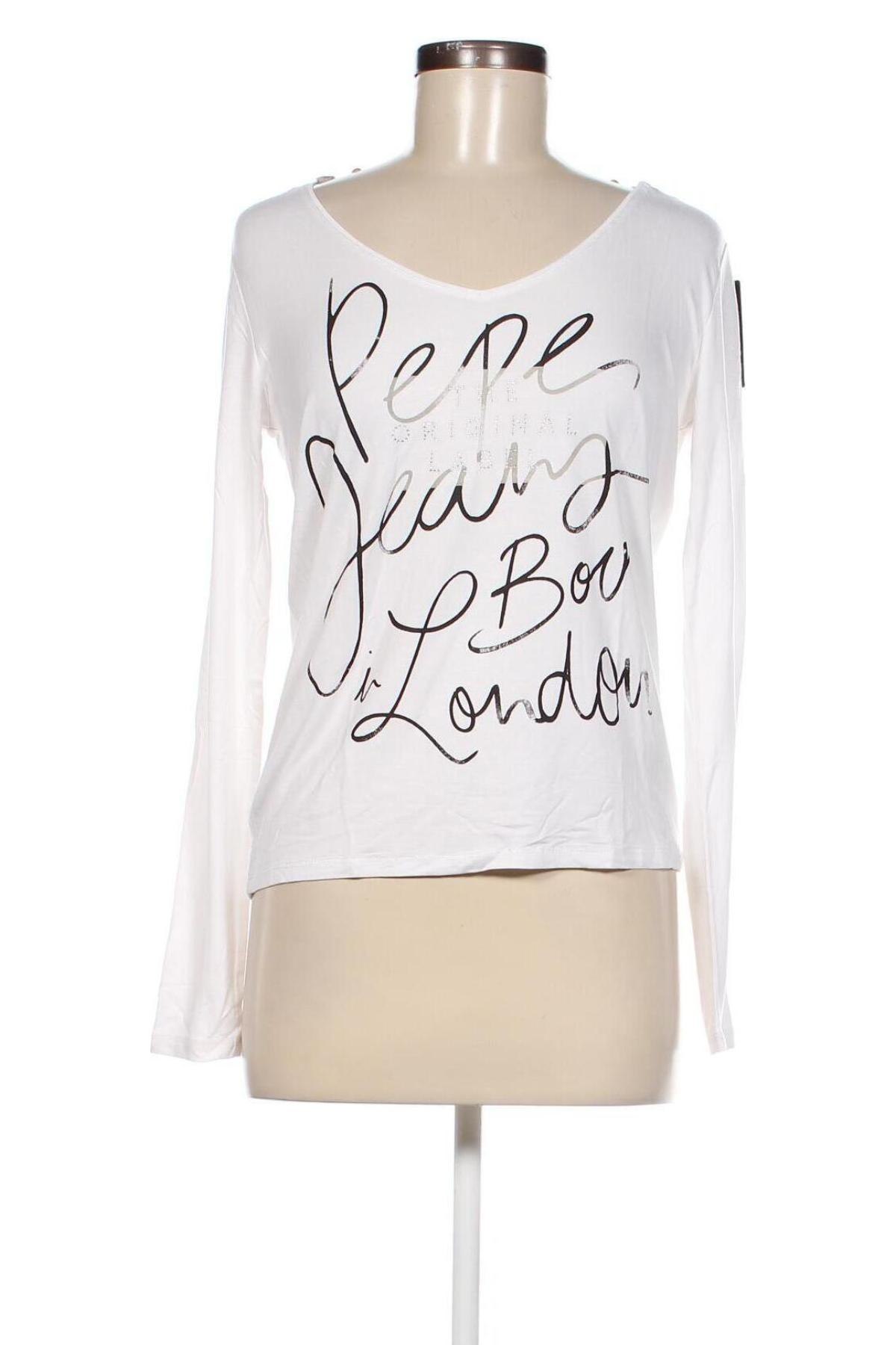 Damen Shirt Pepe Jeans, Größe L, Farbe Weiß, Preis 55,67 €